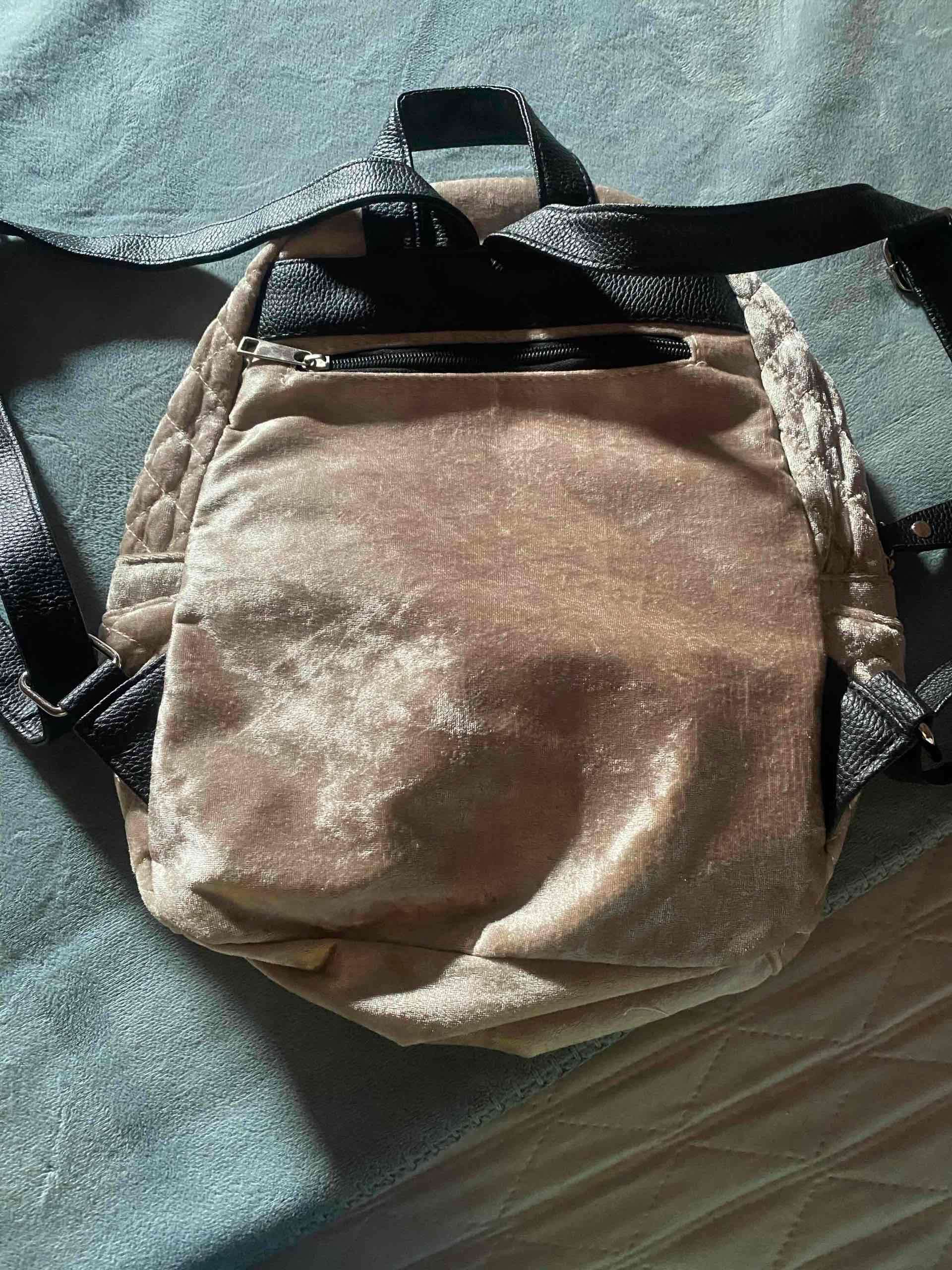 Mochila acolchada beige dorada - miniatura 2