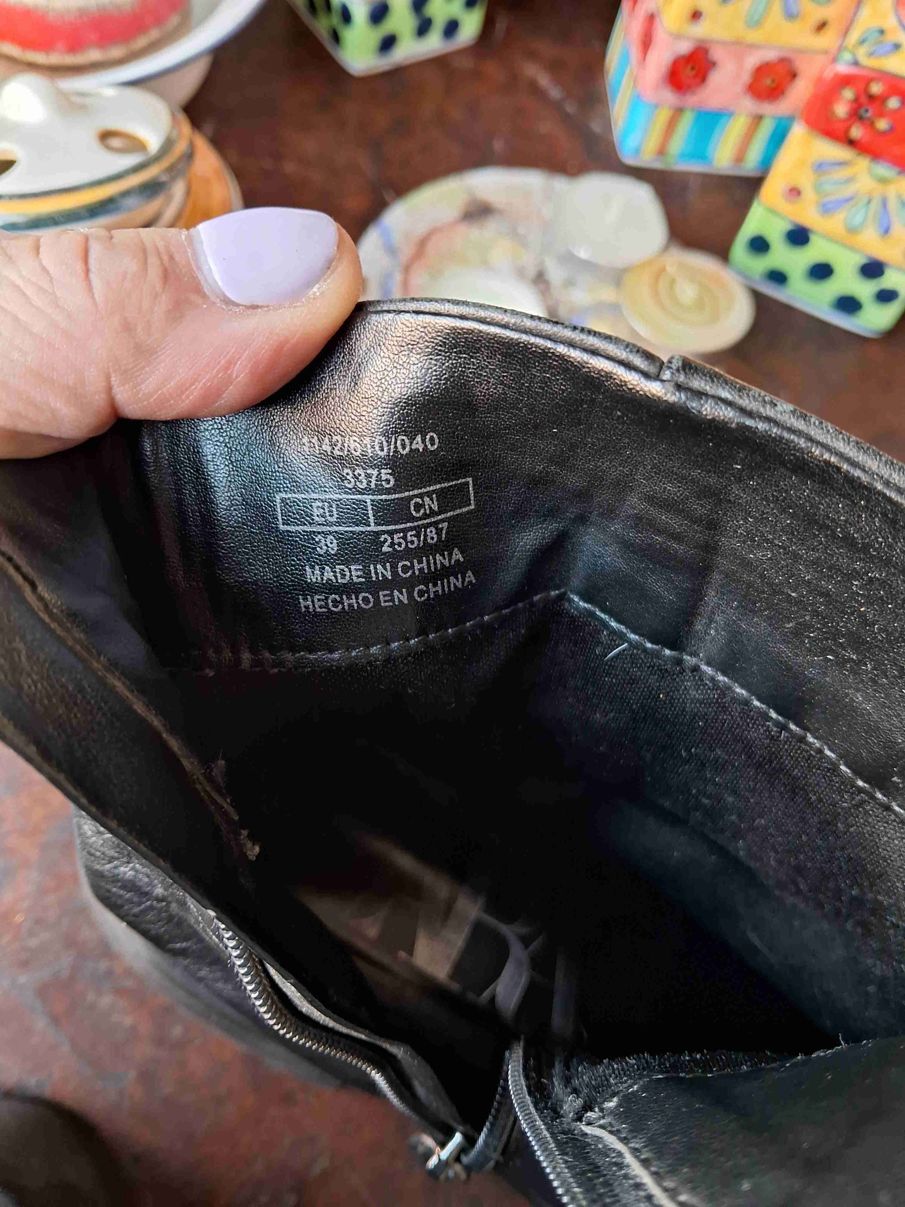 Borcego o Botin negras Zara - miniatura 3