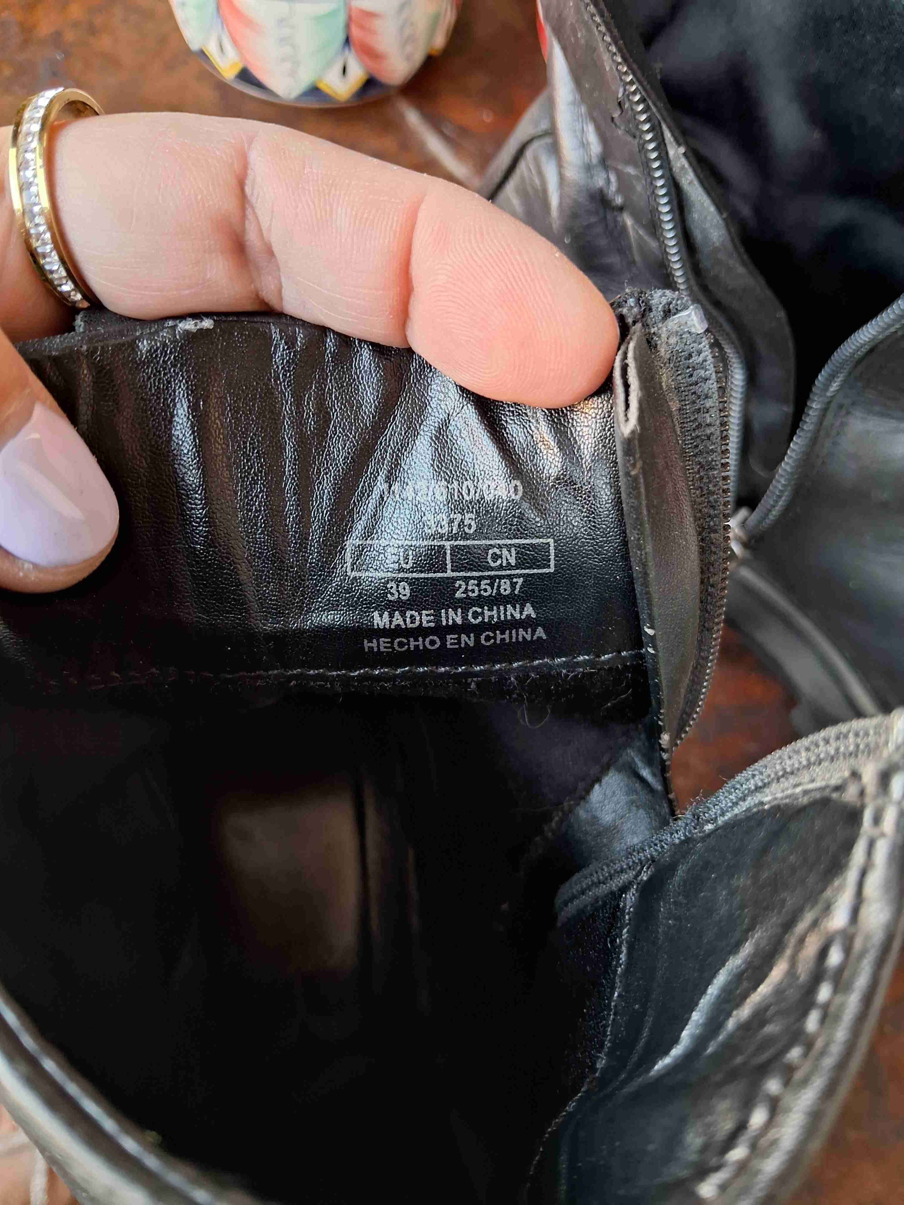 Borcego o Botin negras Zara - miniatura 4