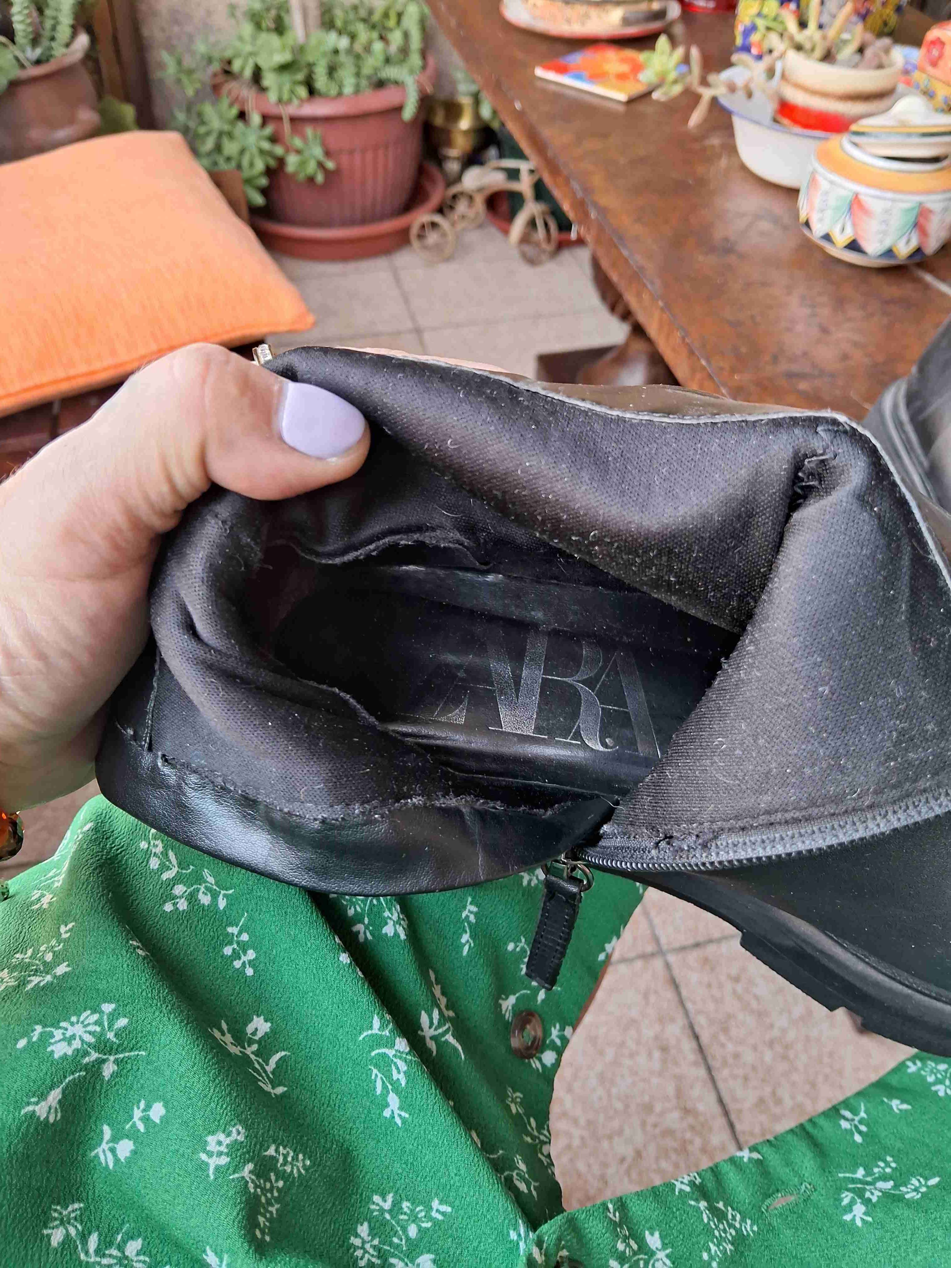 Borcego o Botin negras Zara - miniatura 5