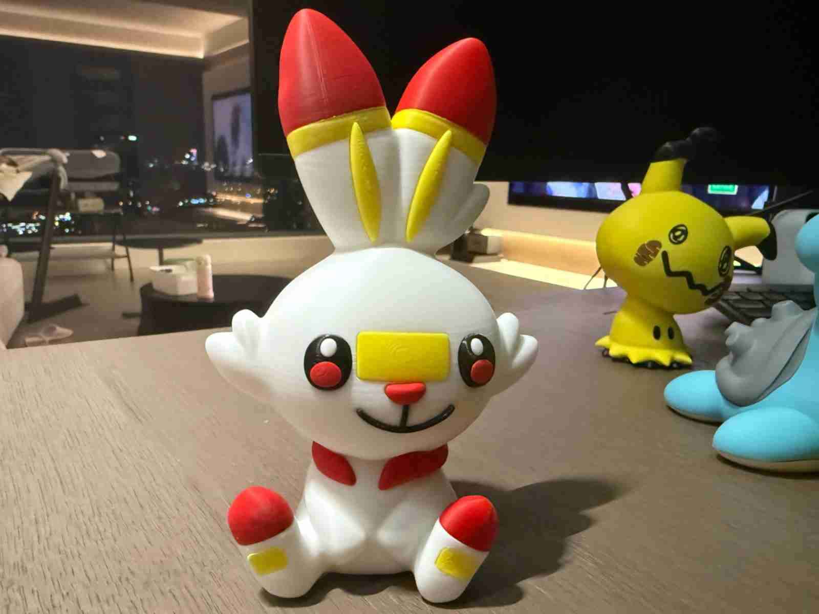 Figura 3D Pokémon Scorbunny - 2