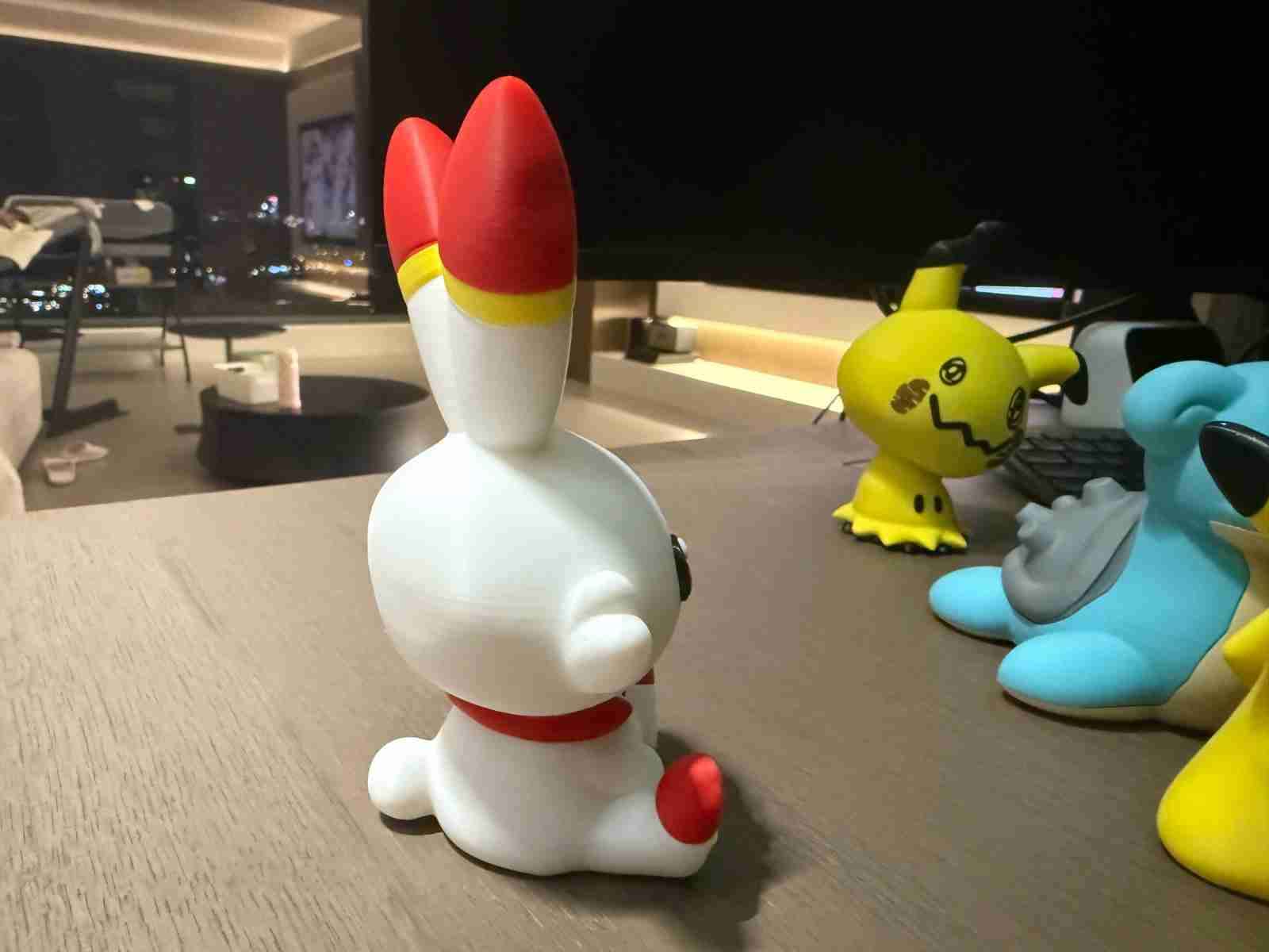 Figura 3D Pokémon Scorbunny - 3