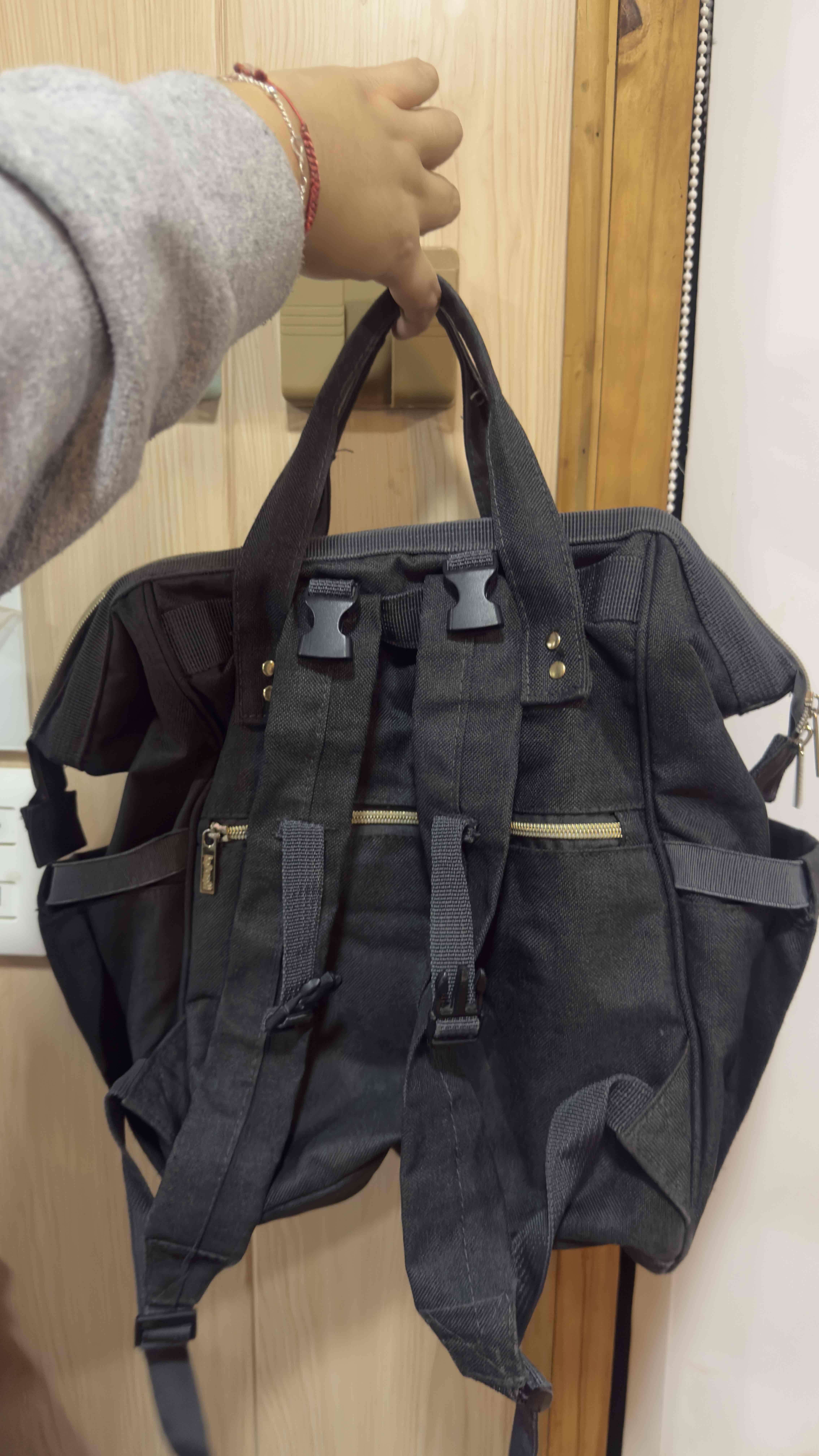 Mochila maternal negra Infanti - miniatura 4