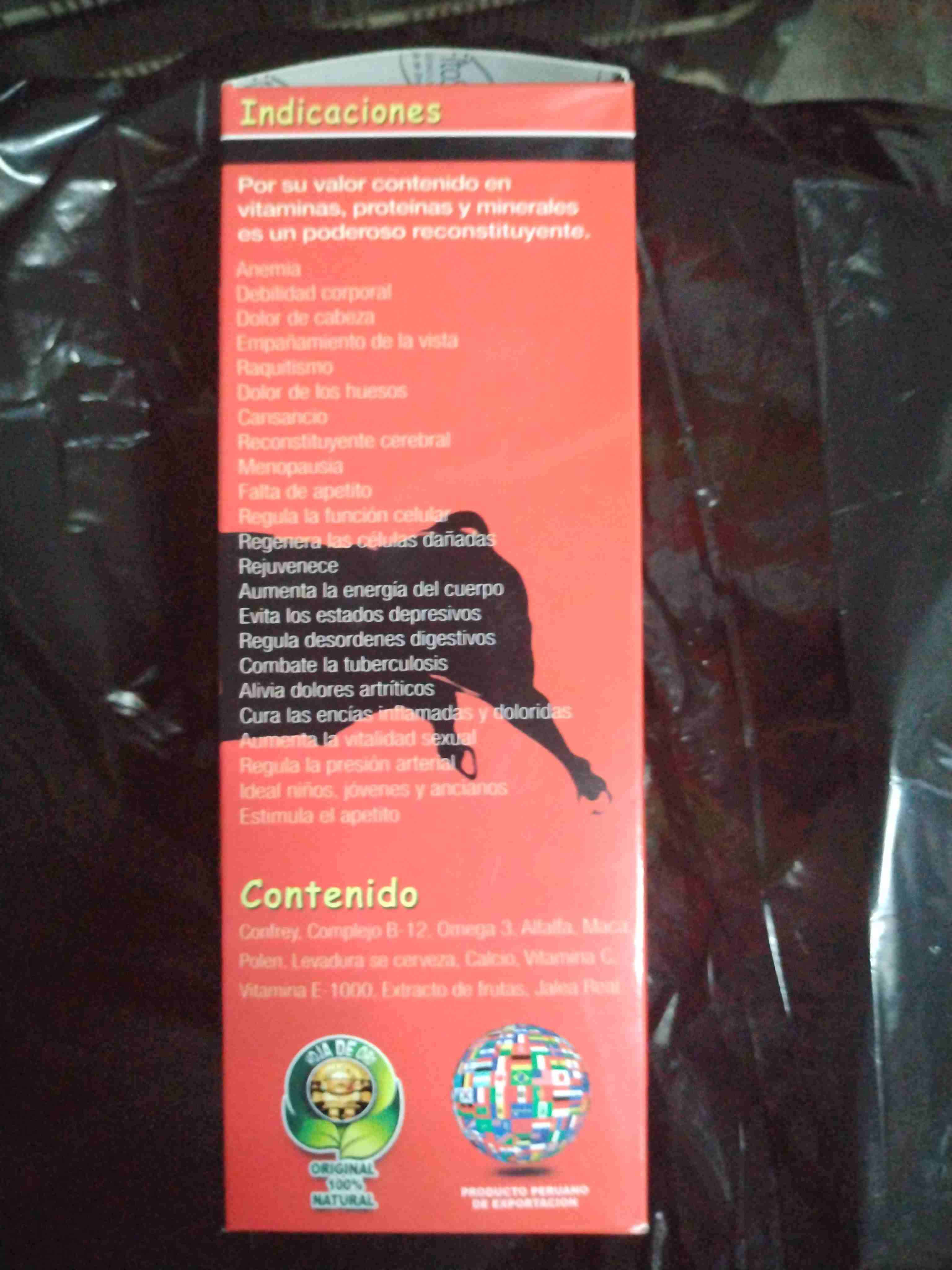 Multivitamínico Sangre de Toro 500ml Jarabe - miniatura 3