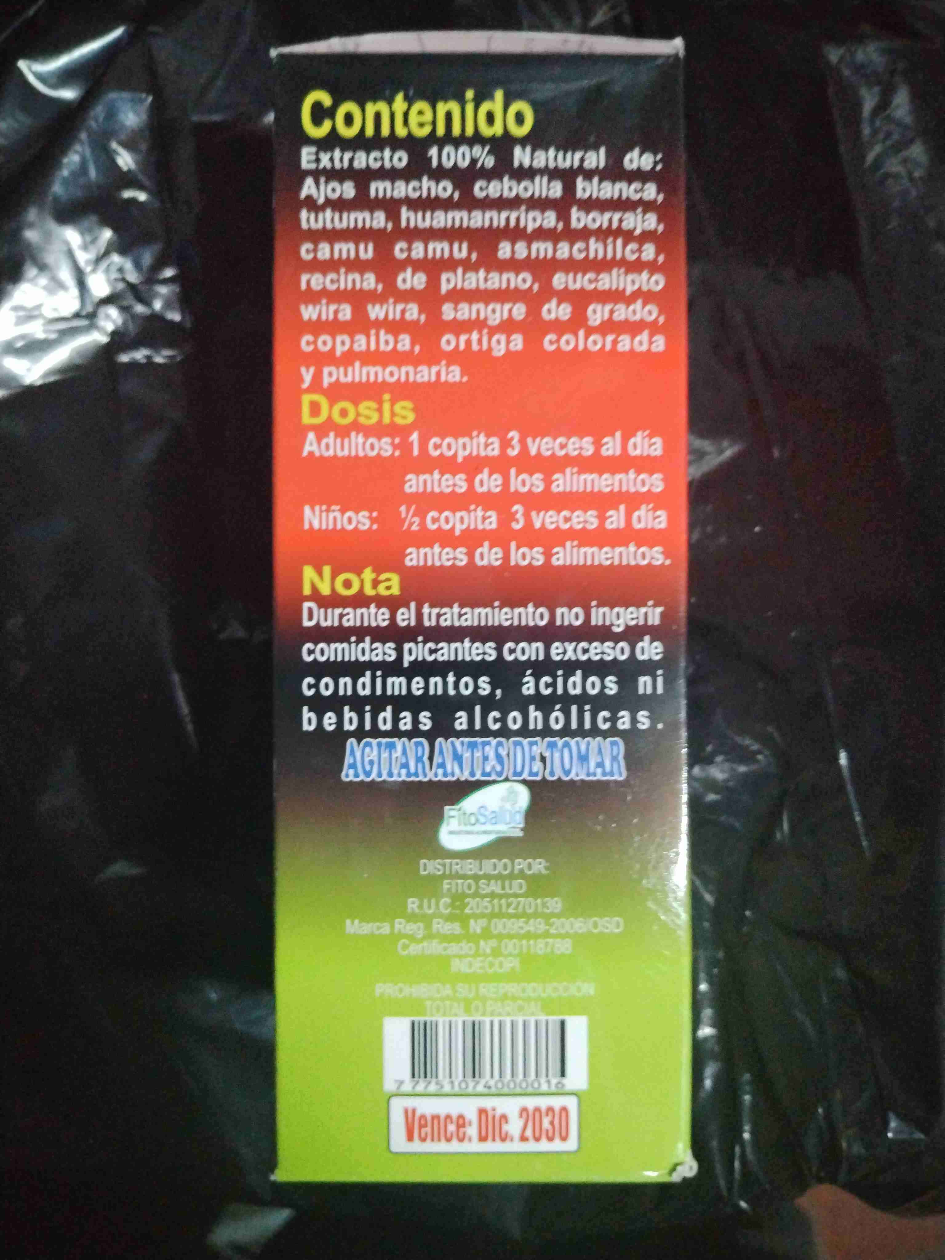 Extracto Especial Ajo Macho 500ml Jarabe - miniatura 3