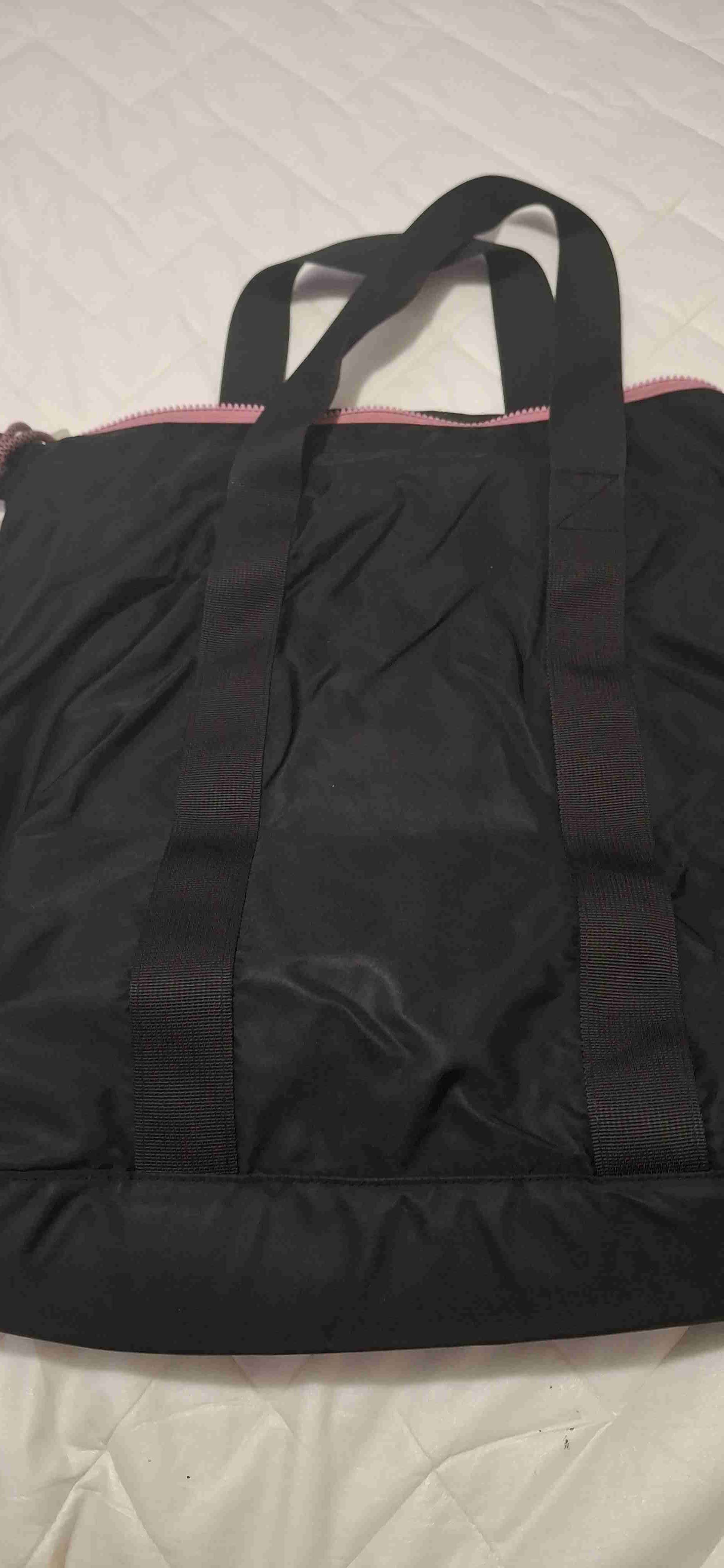 Bolso negro Amphora con detalles rosados - miniatura 2