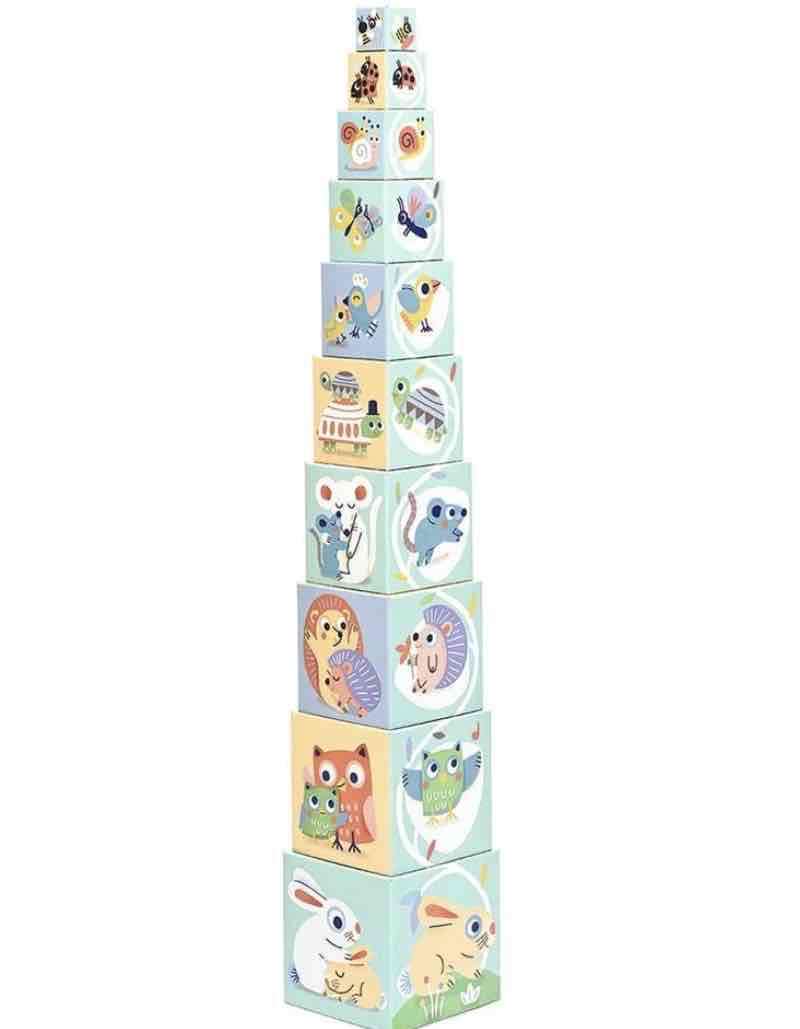 Cubos baby bloki de Djeco - miniatura 2