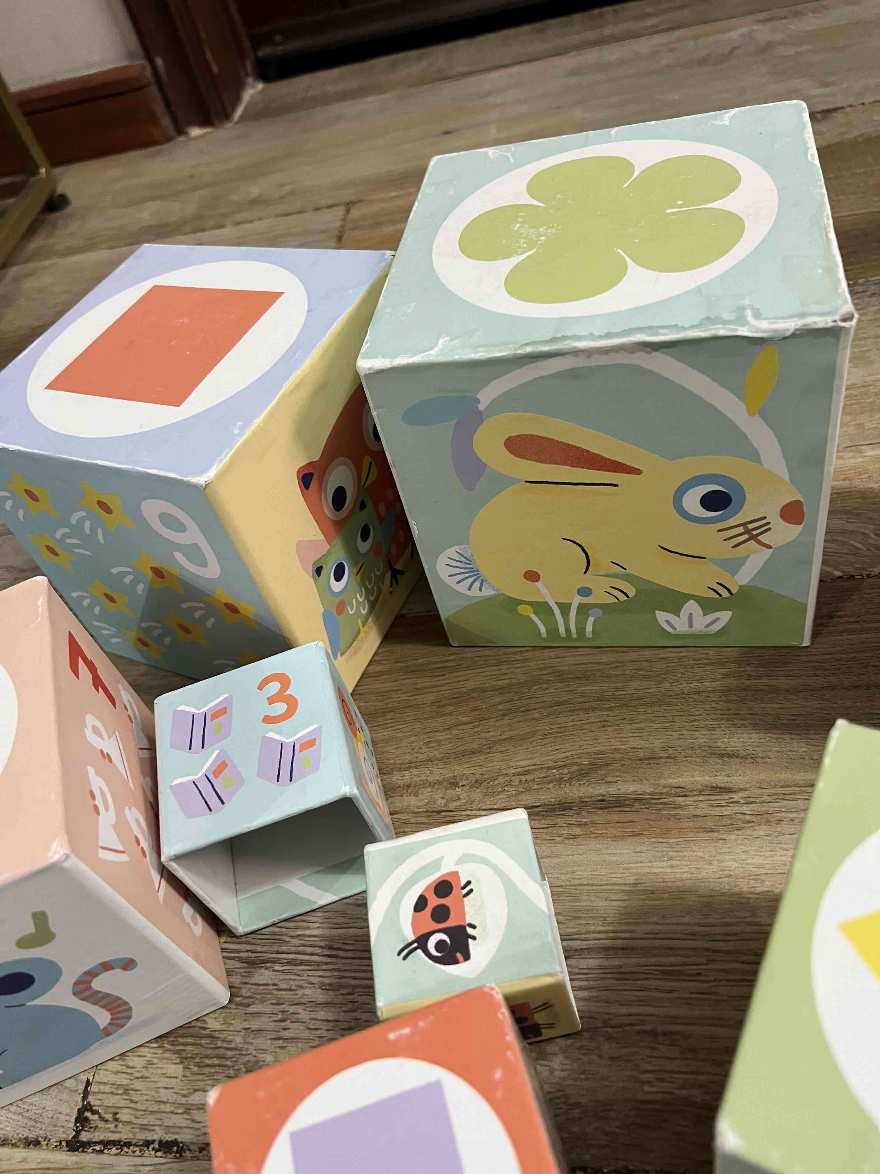 Cubos baby bloki de Djeco - miniatura 6