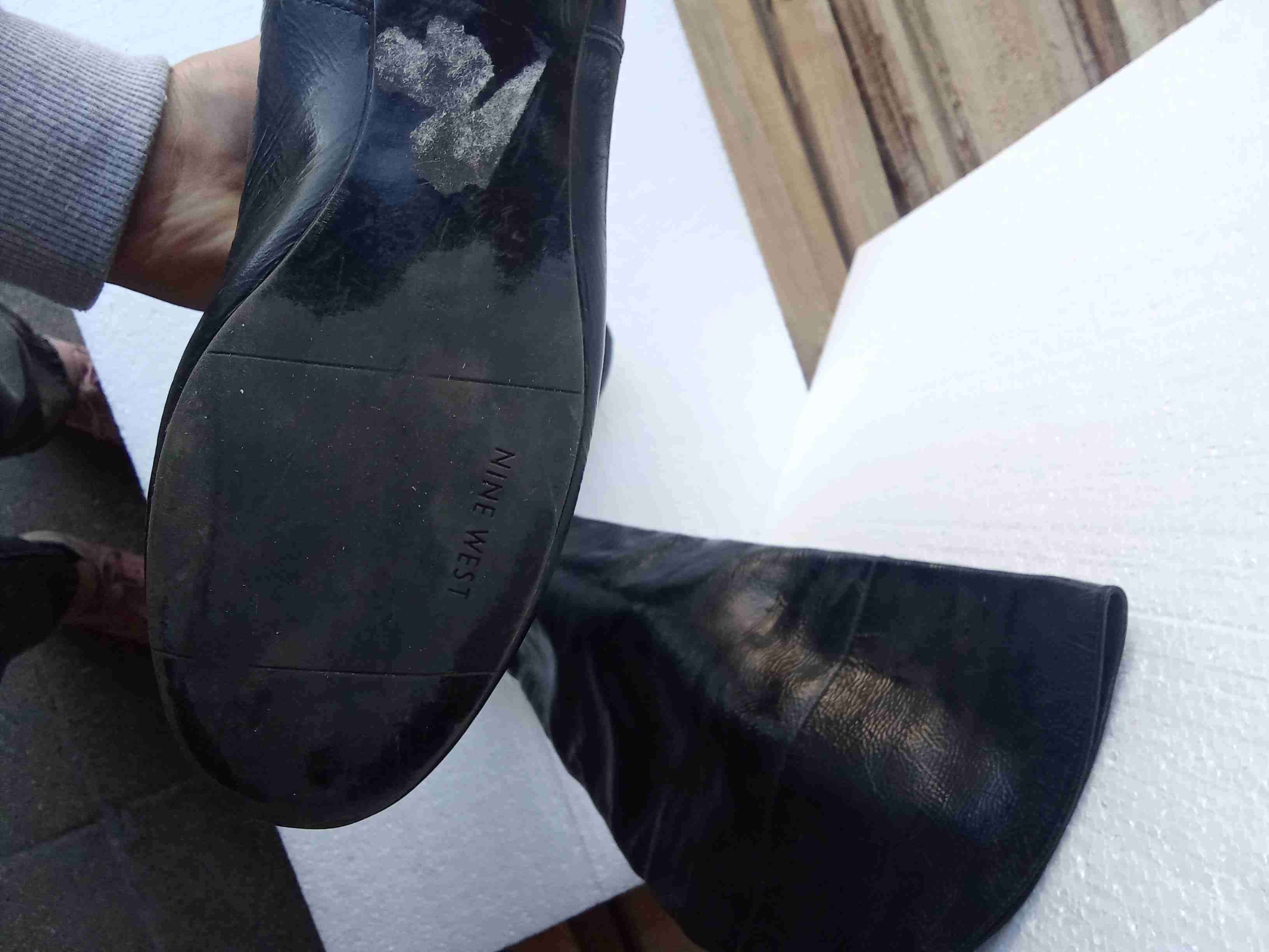 Botas altas negras de cuero - 3