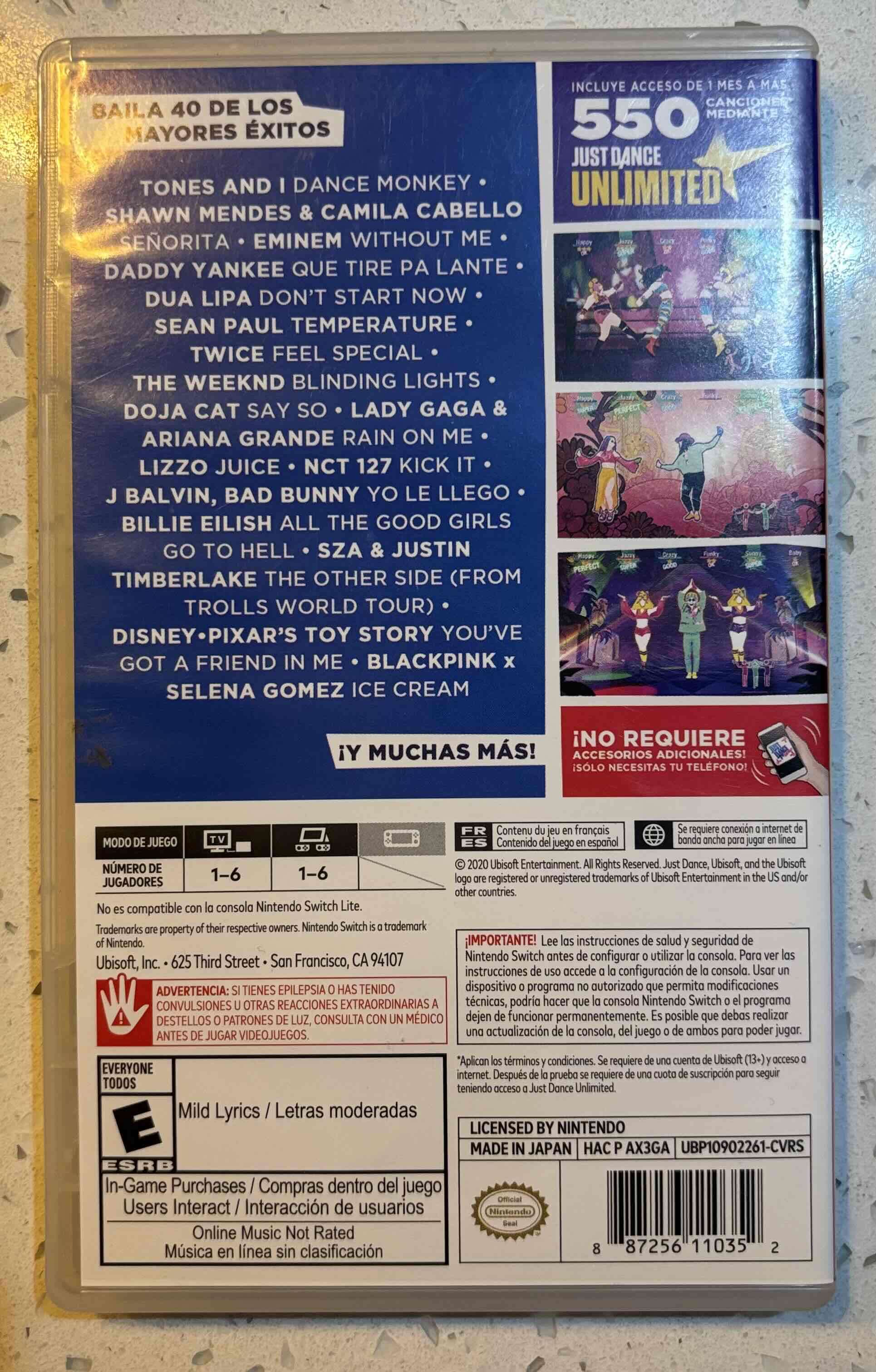 Juego Just Dance 2021 Nintendo Switch - miniatura 2