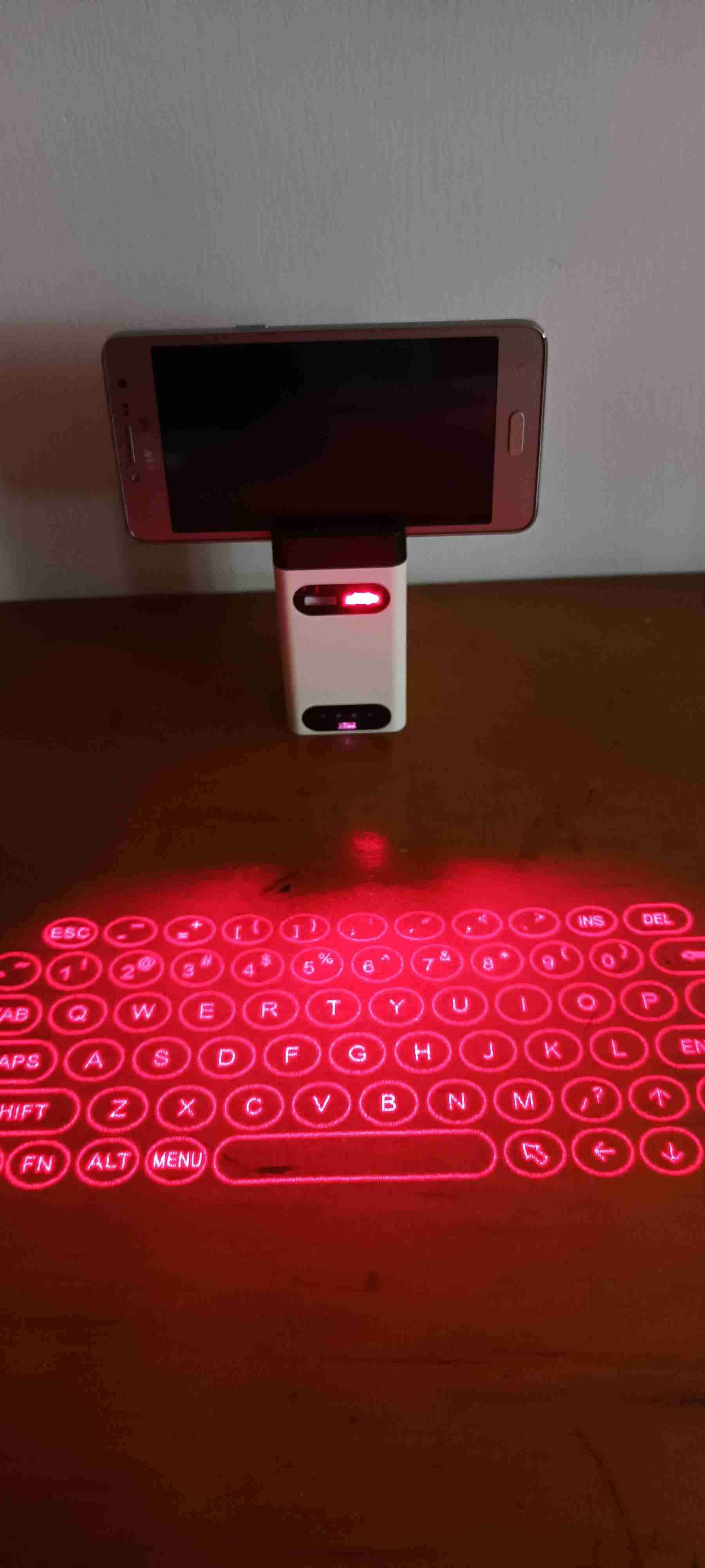 Teclado láser portátil con conexion bluetooth - miniatura 5