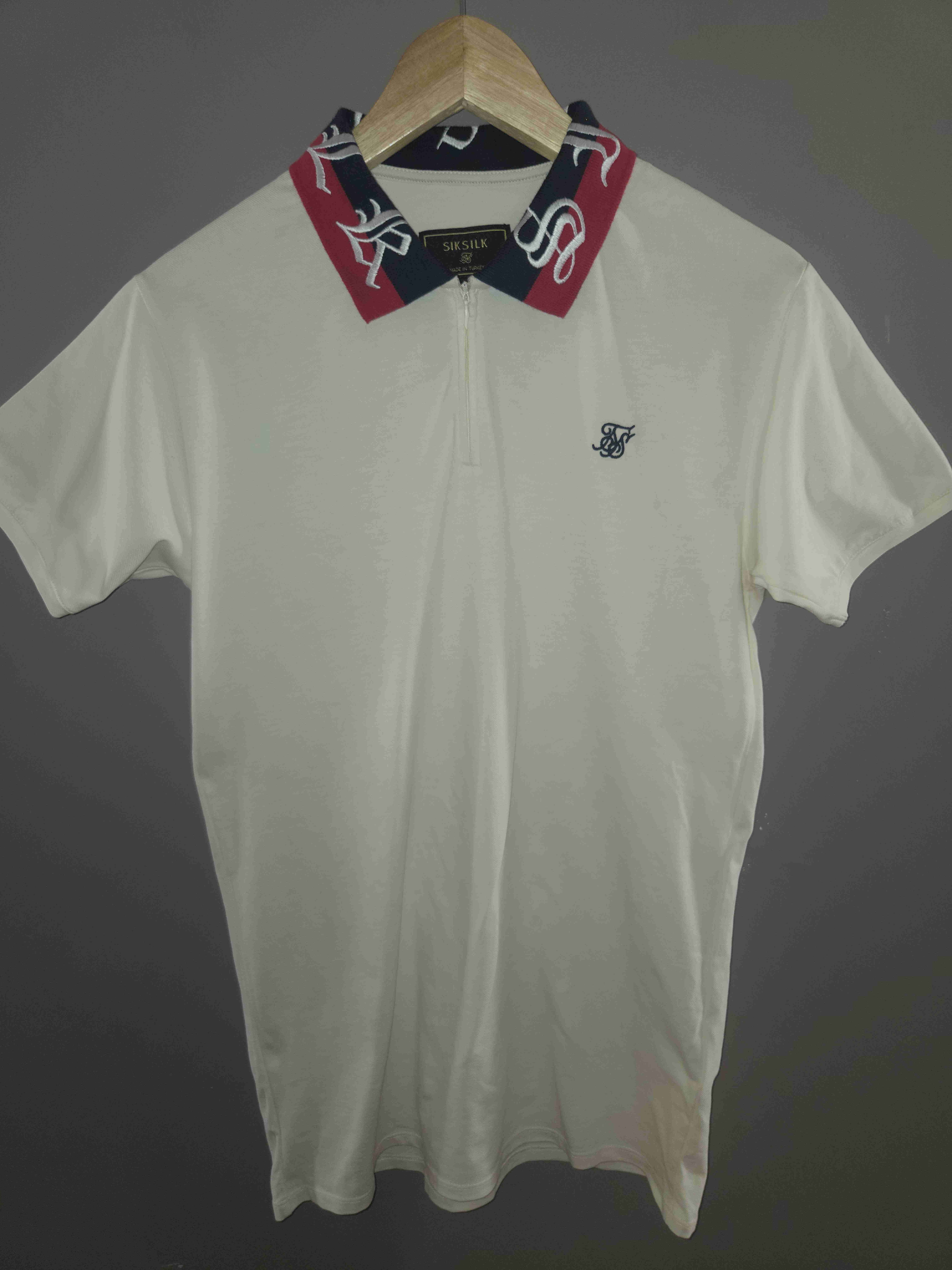 Polera Piqué Siksilk Crema - miniatura 2