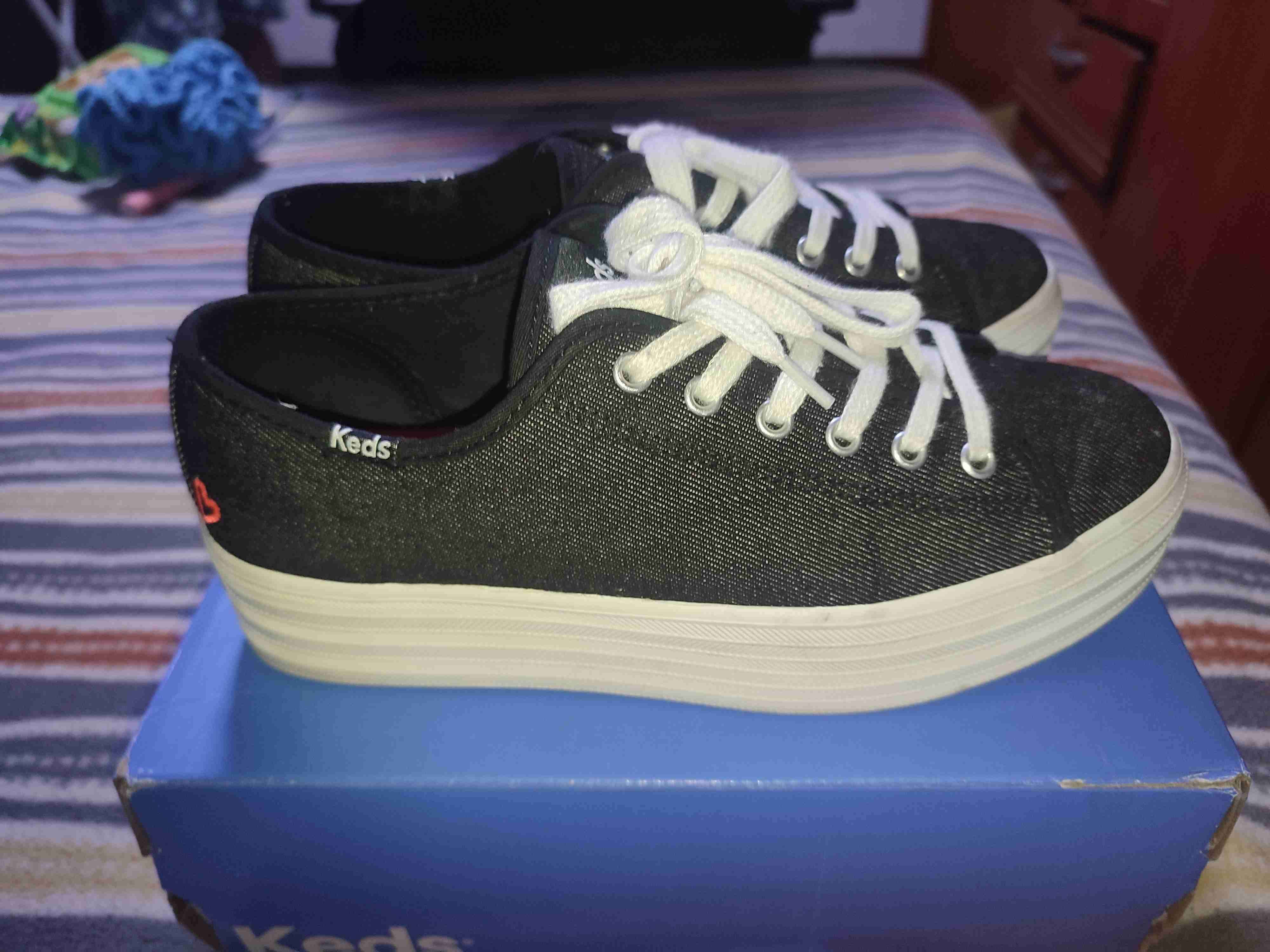 Zapatillas negras Keds con plataforma - 4
