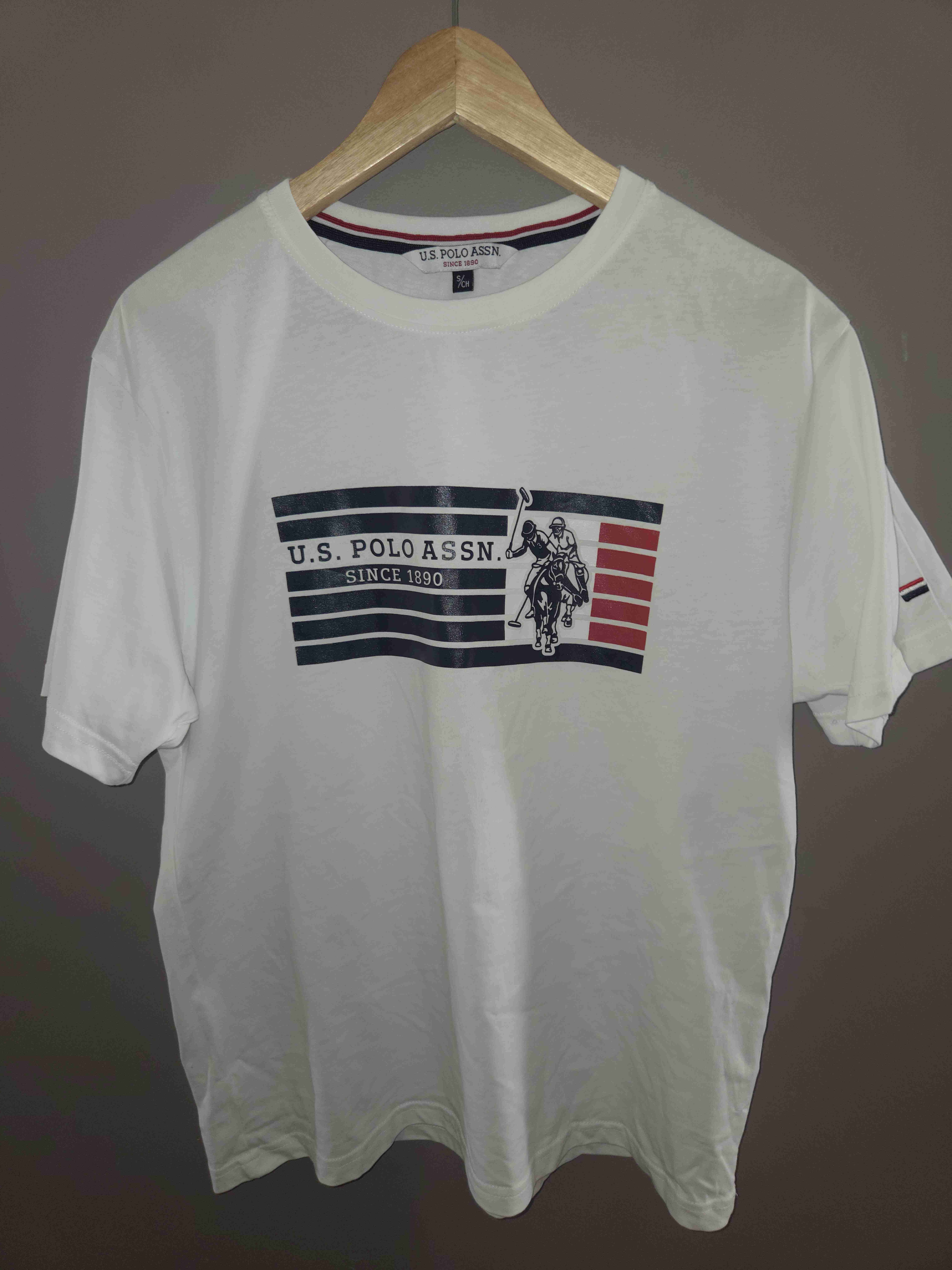 Polera U.S. Polo Assn Blanca - 1