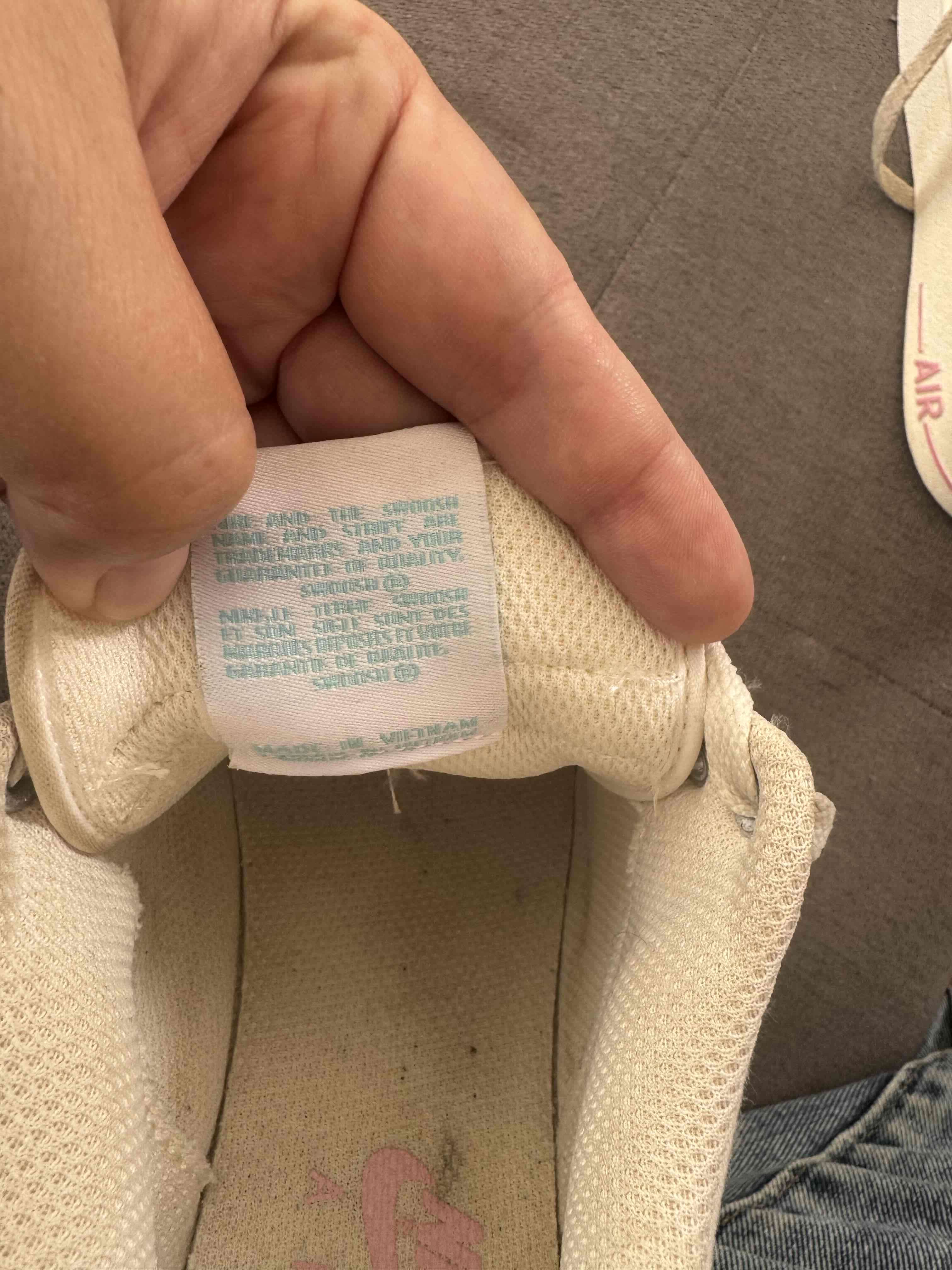 Nike force 1 blancas y rosadas de lona - miniatura 2