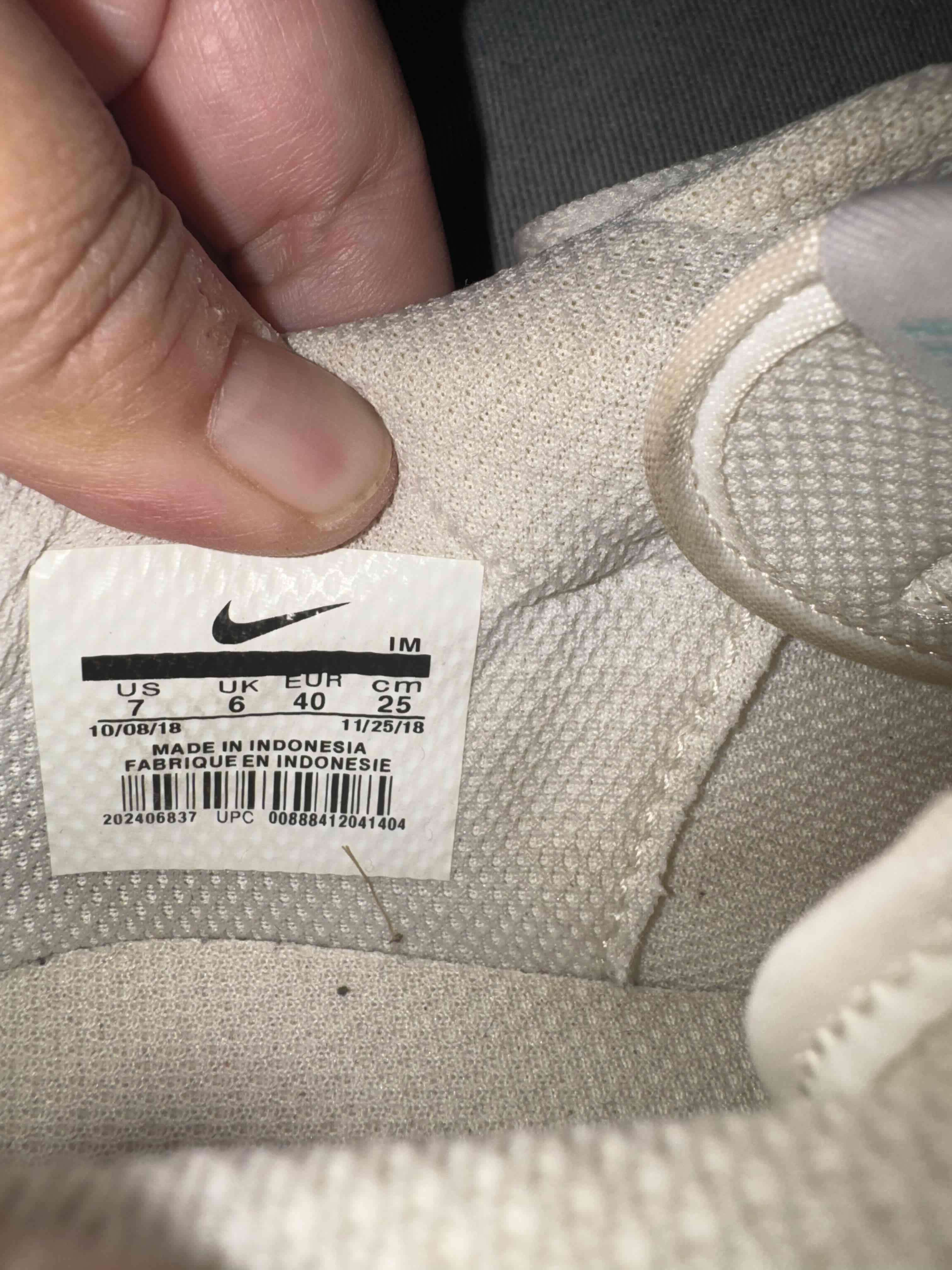 Nike force 1 blancas y rosadas de lona - miniatura 4