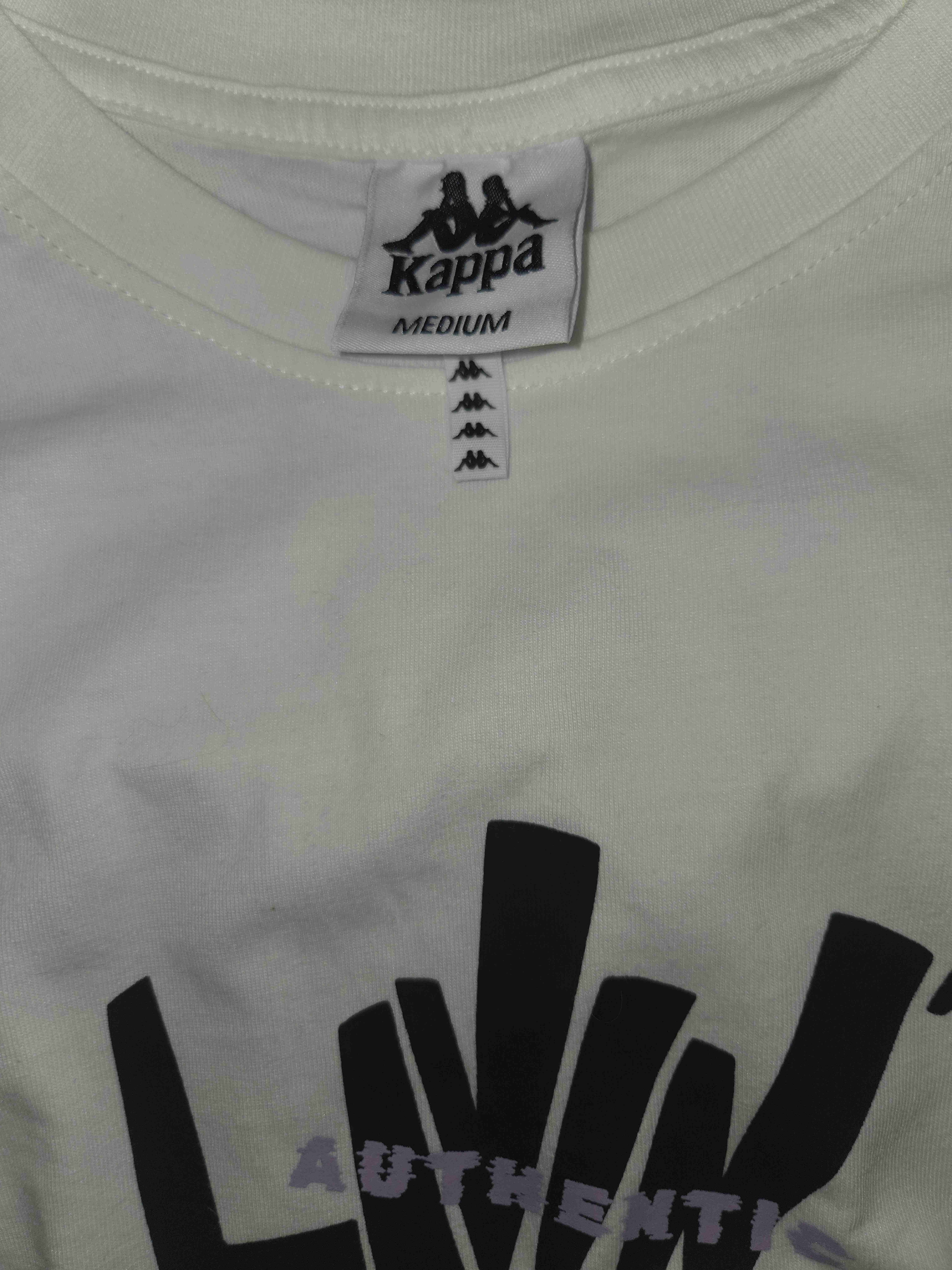 Polera Kappa "Men Livin' It" Blanca - miniatura 3