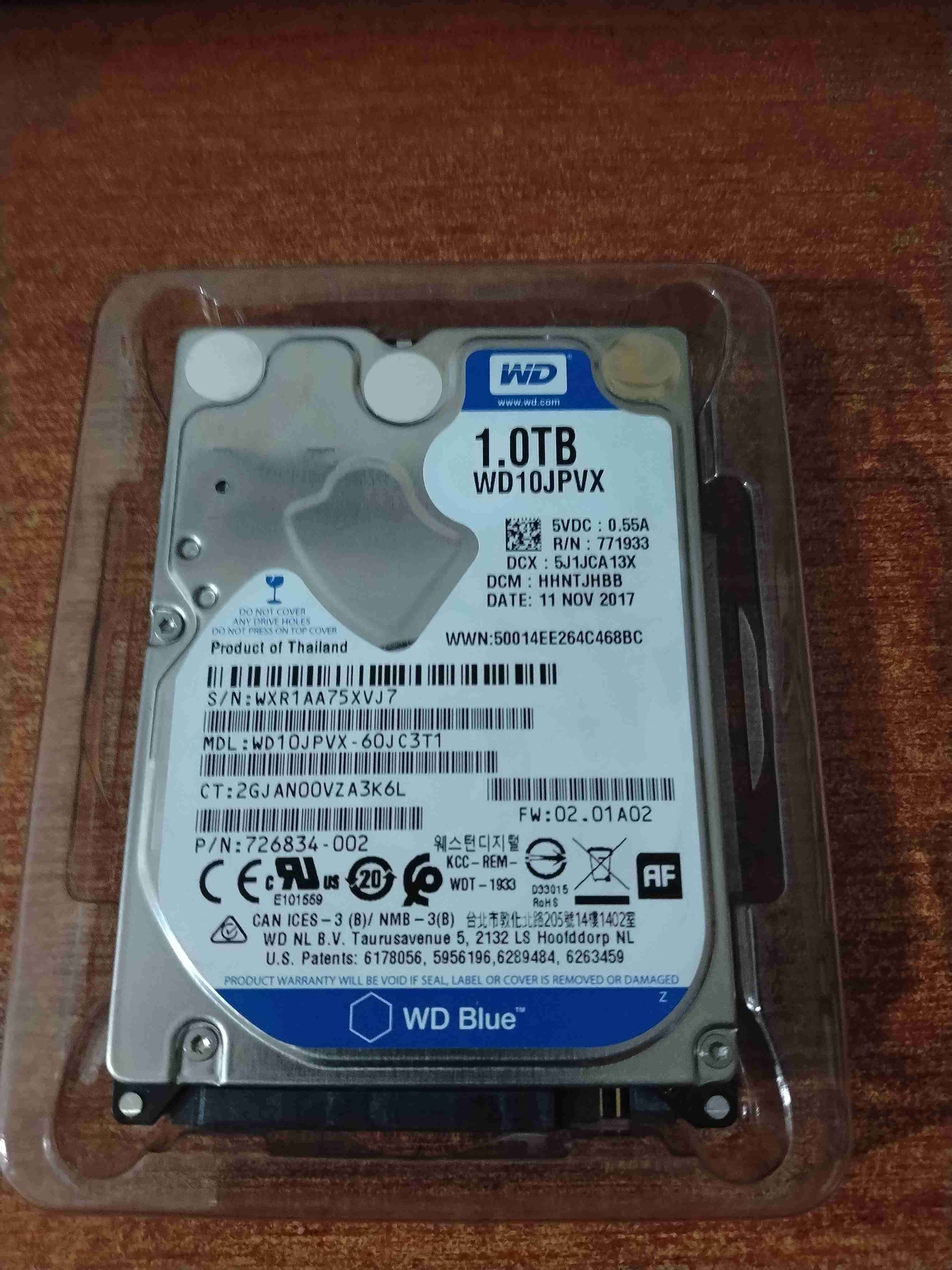 Disco duro Western Digital Blue WD10JPVX 1 TB 2.5" - miniatura 1