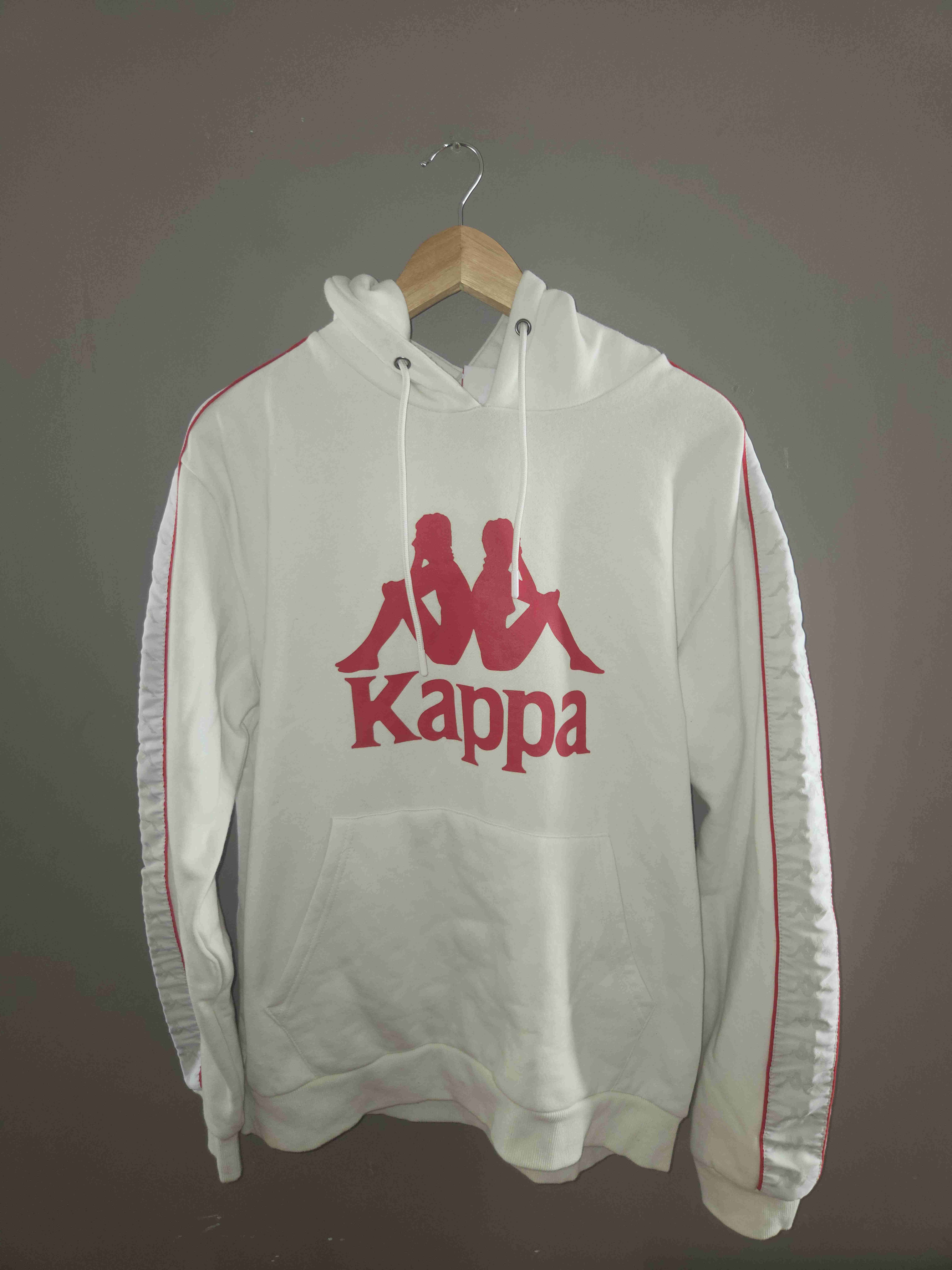 Poleron Kappa Blanco/Rojo - 1