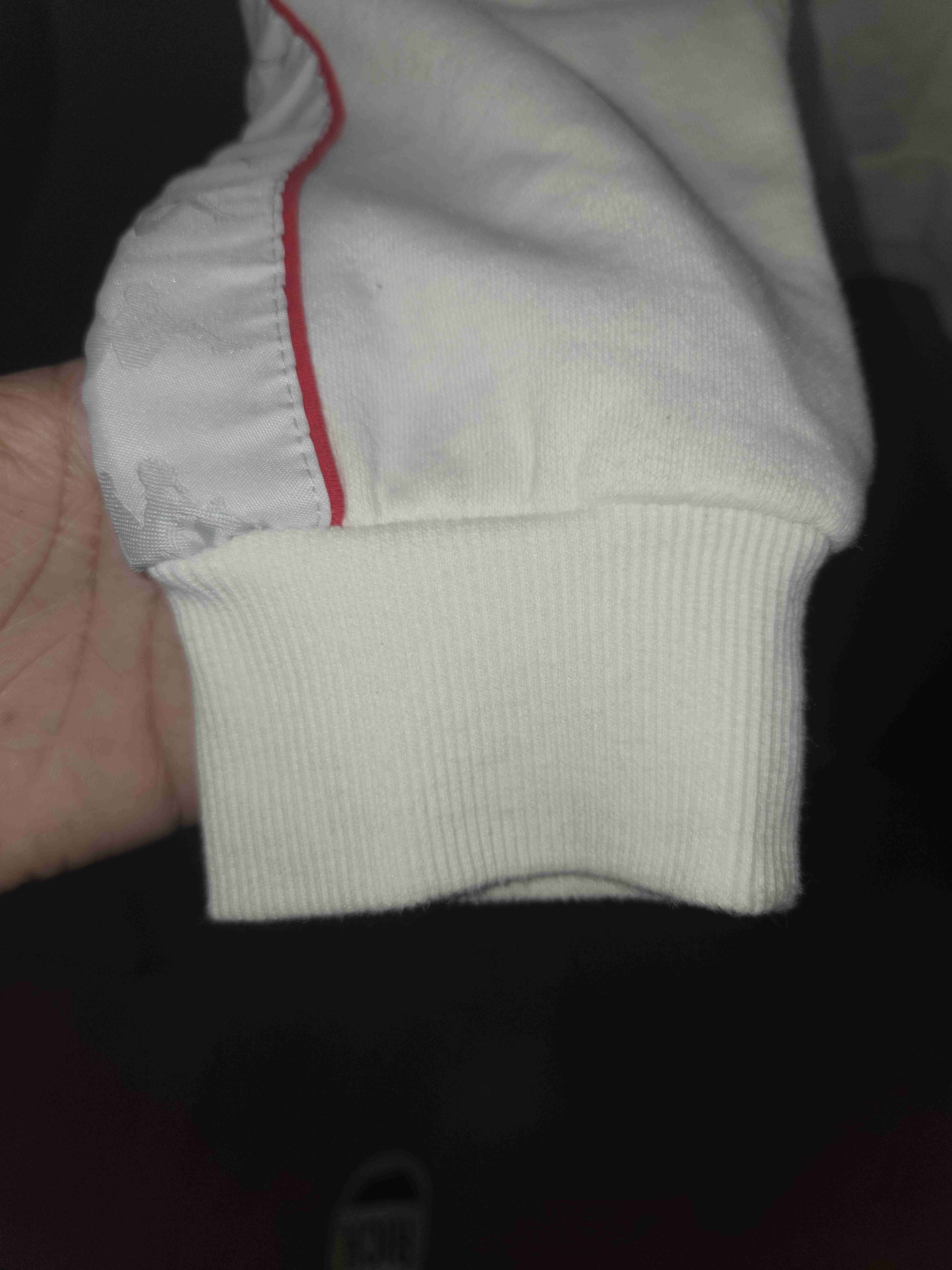 Poleron Kappa Blanco/Rojo - 3