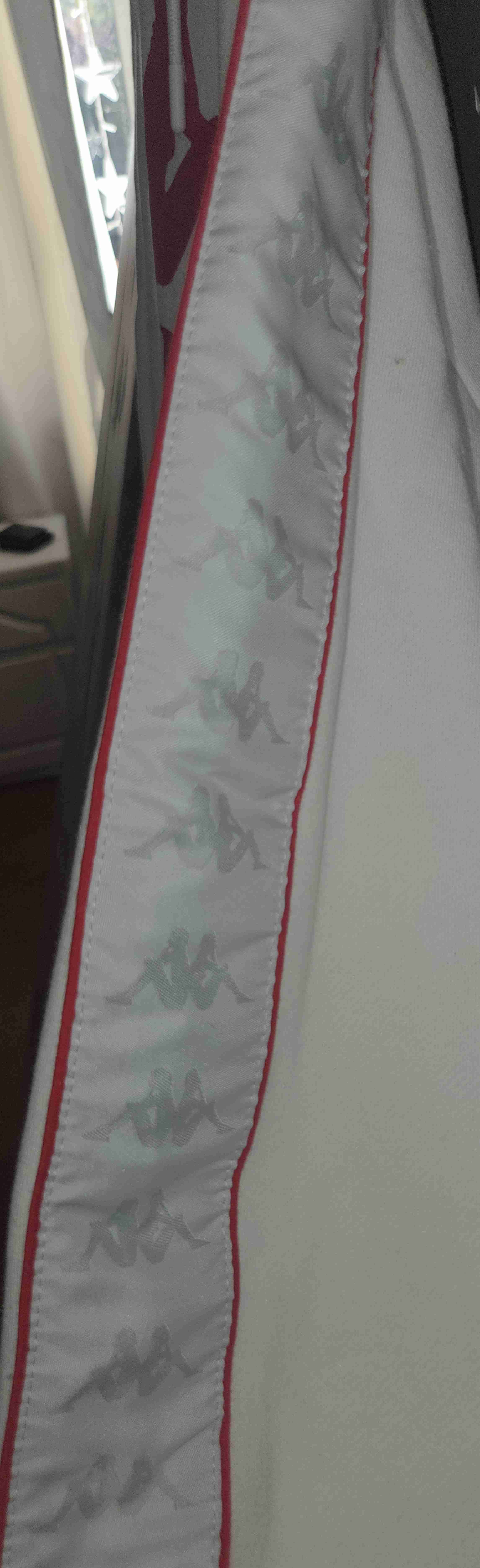 Poleron Kappa Blanco/Rojo - 5