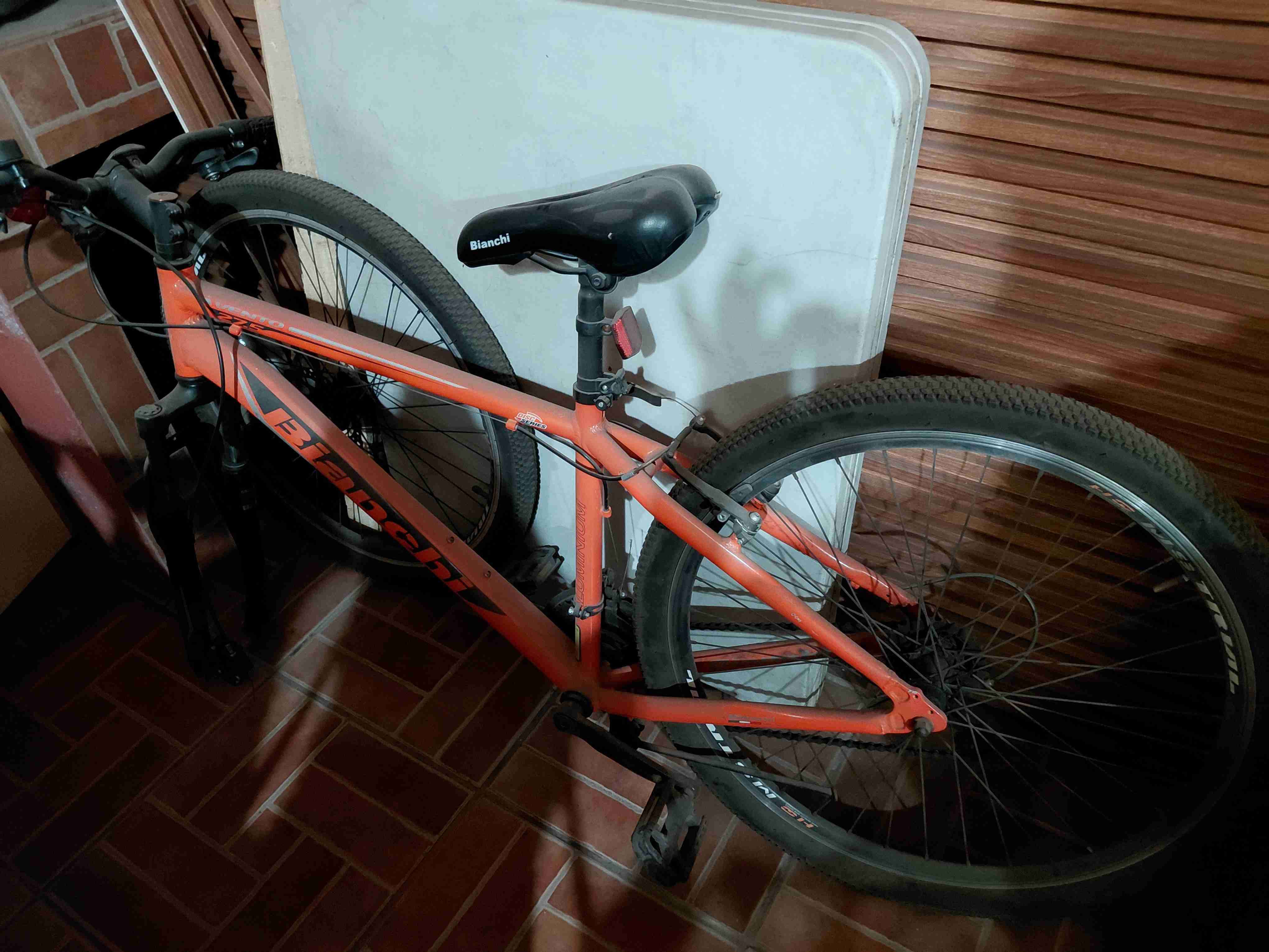 Bicicleta montaña naranja Bianchi