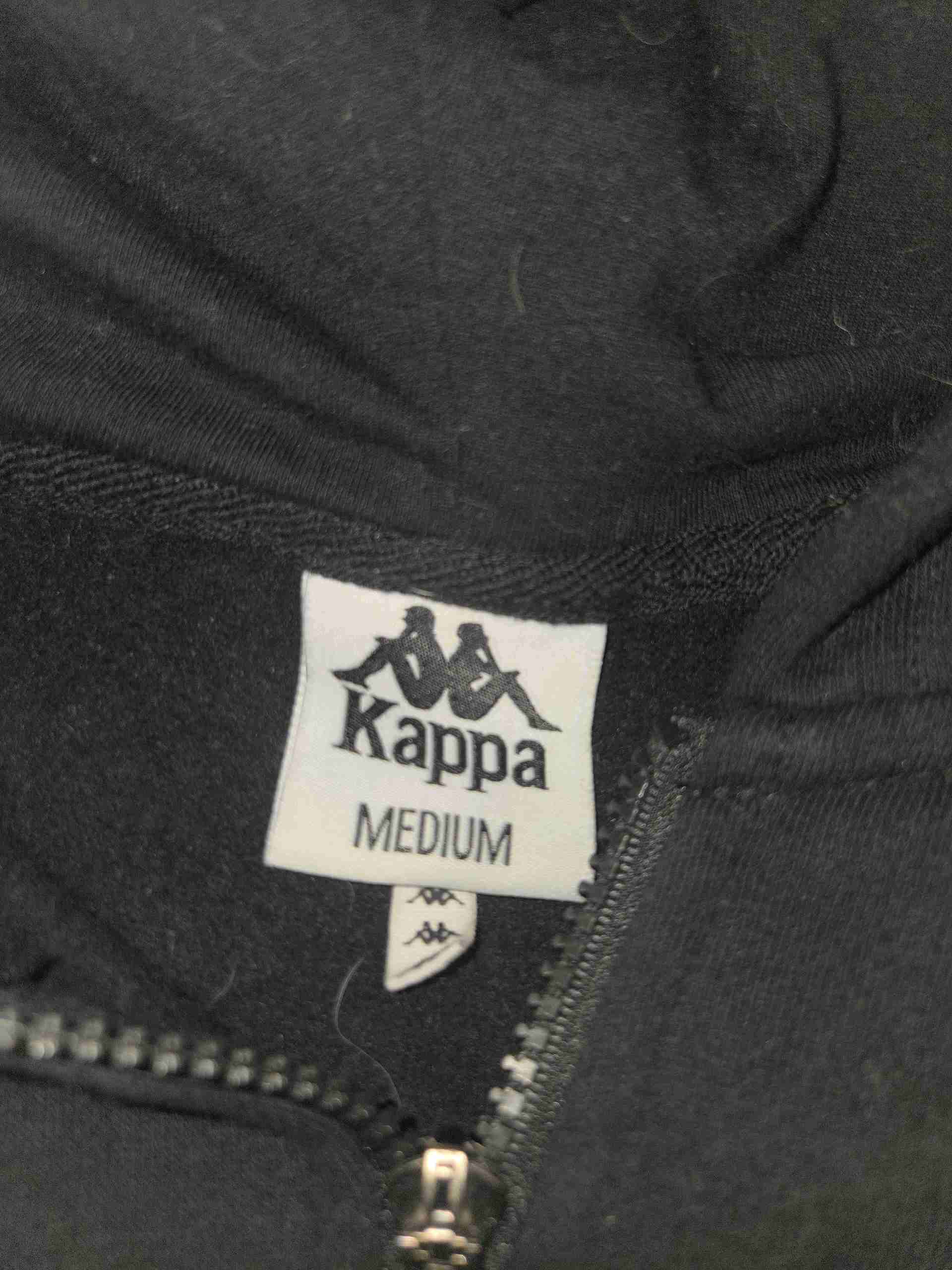 Poleron Kappa Negro/Rojo - miniatura 5