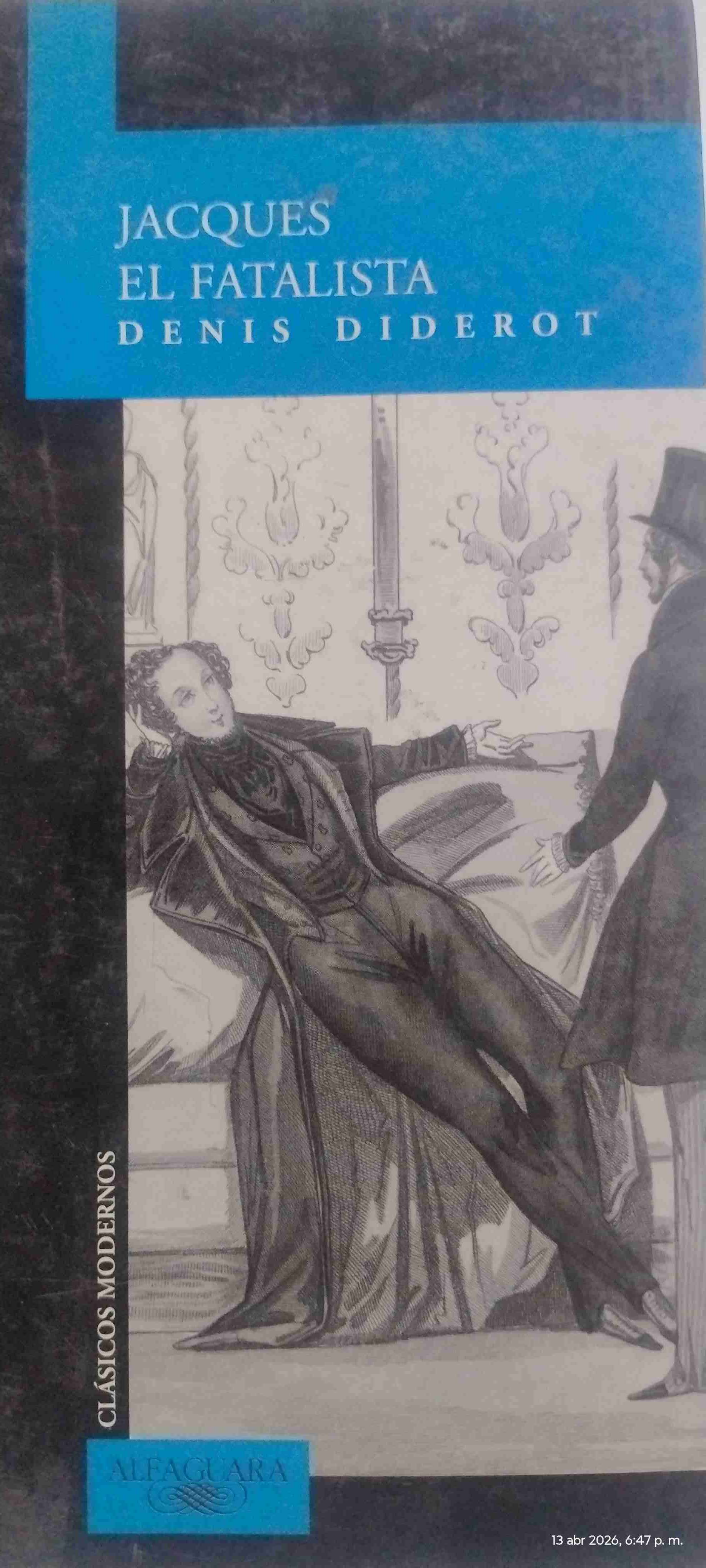 Libro 'Jacques el Fatalista' - 1