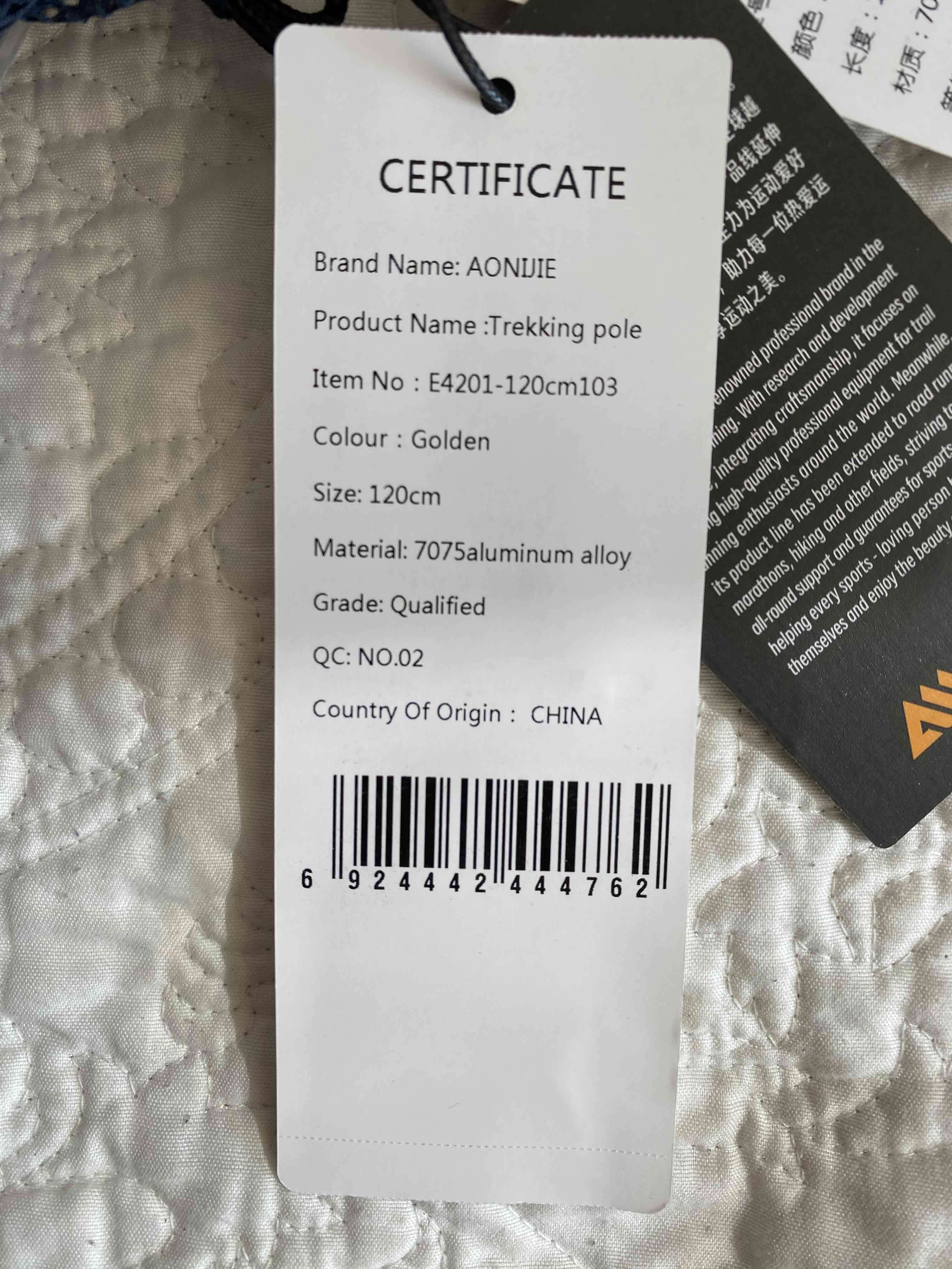 Bastones trekking/trail Aonijie - miniatura 3