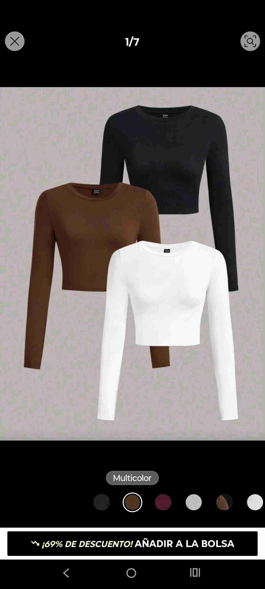 Suéter de punto multicolor - miniatura 3