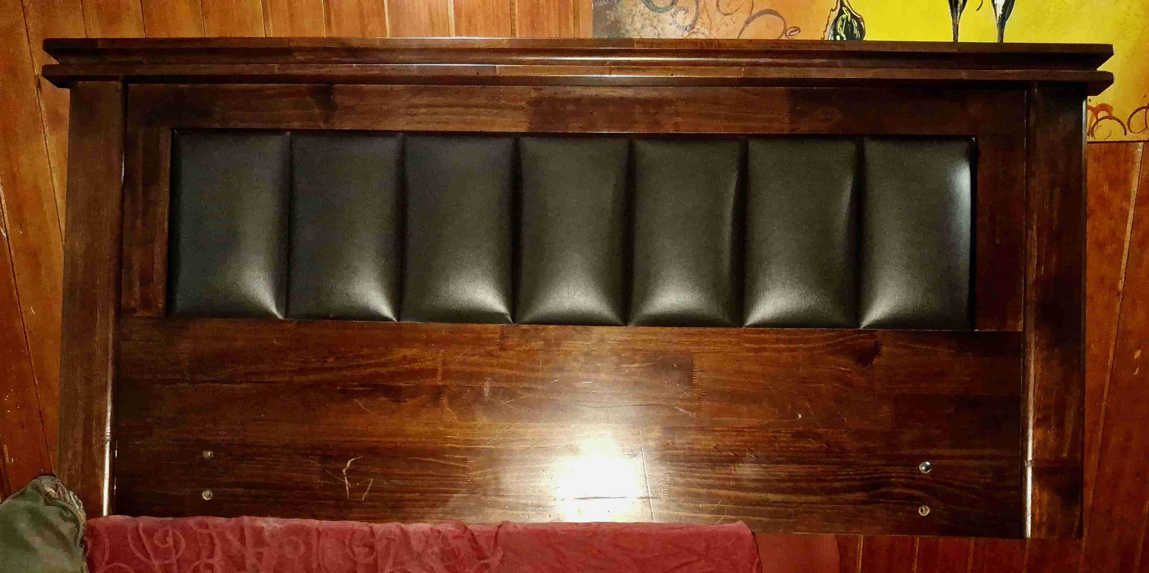 Respaldo o cabecera de cama de madera - miniatura 2