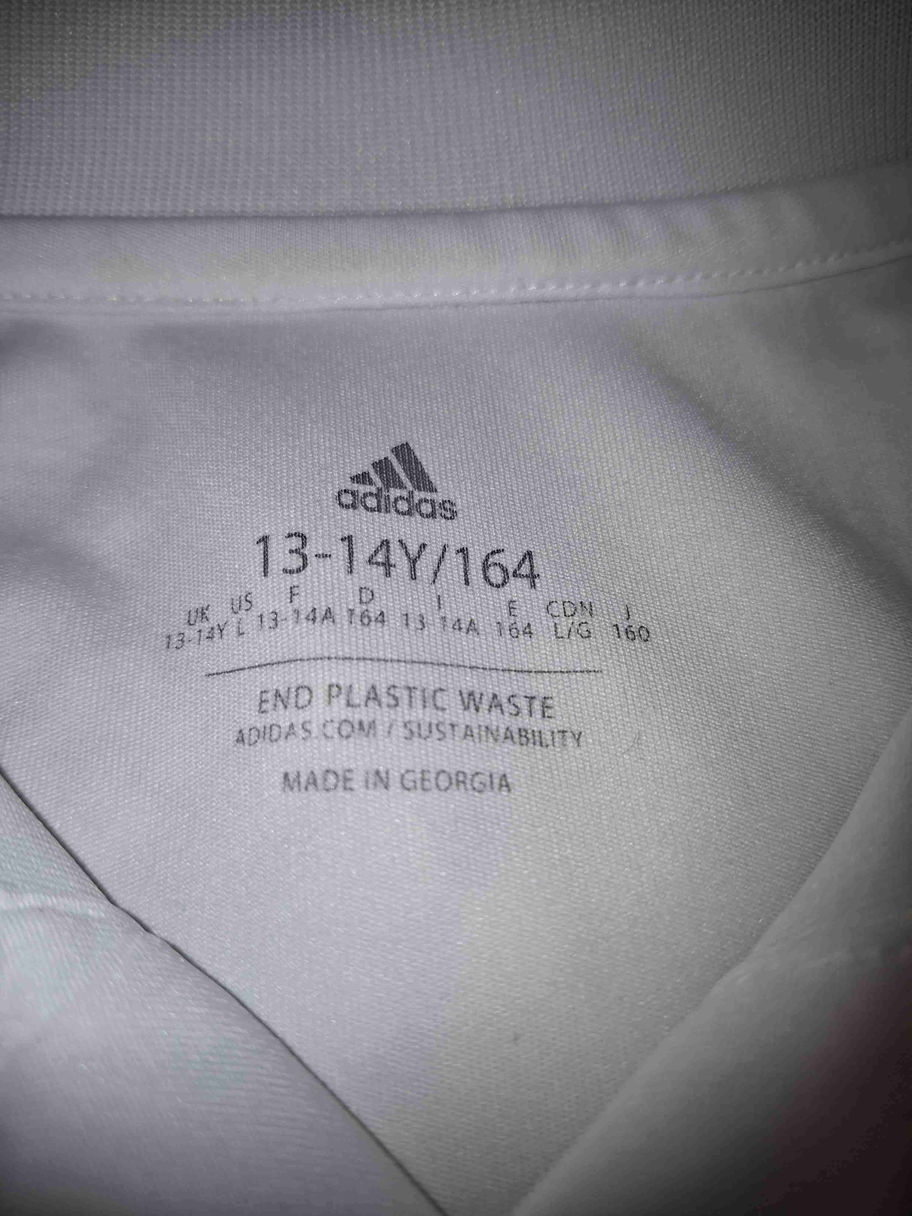 Camiseta adidas Real Madrid blanca niñ@ - miniatura 2