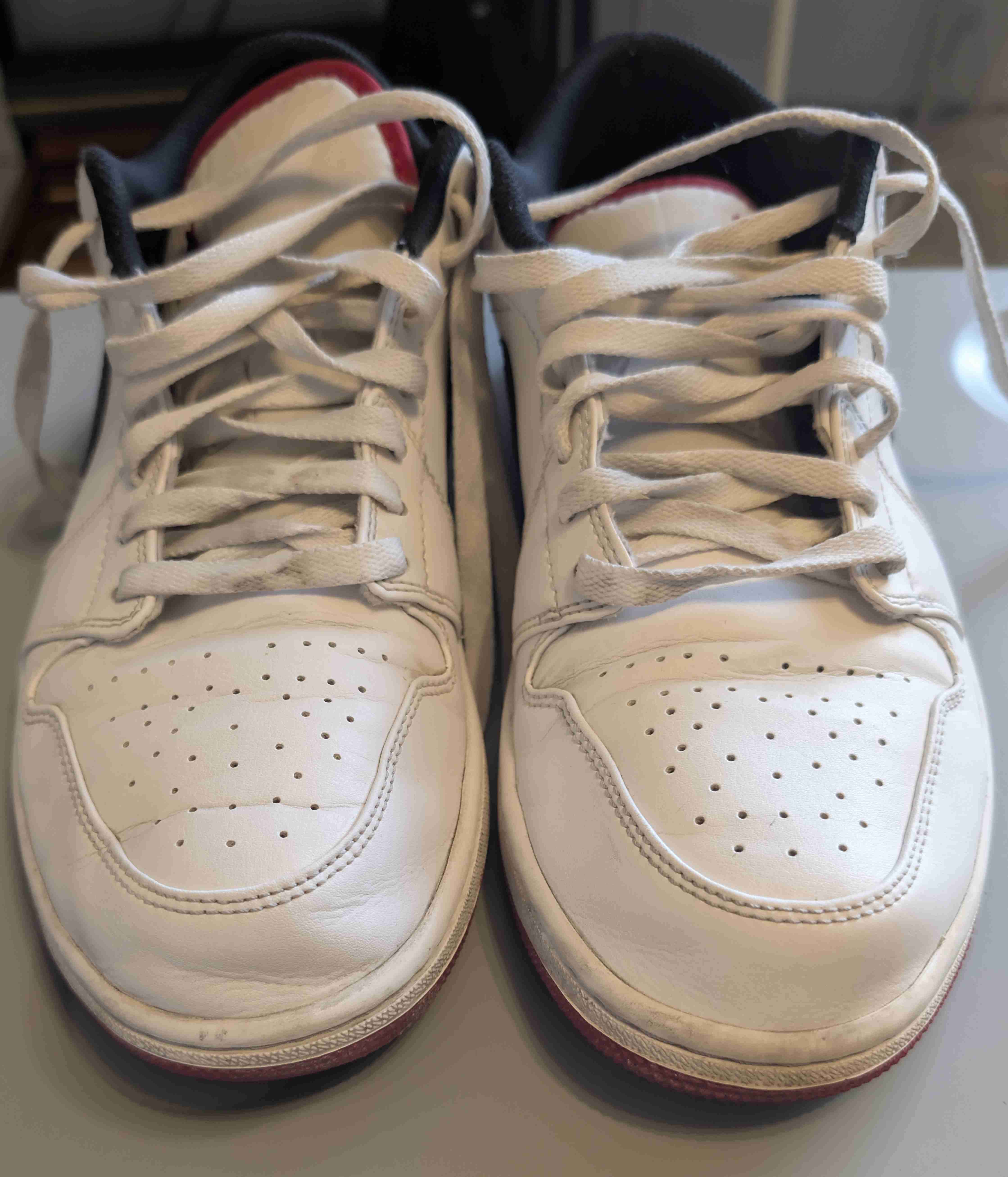 Zapatillas Nike Air Jordan 1 Low White University - miniatura 4