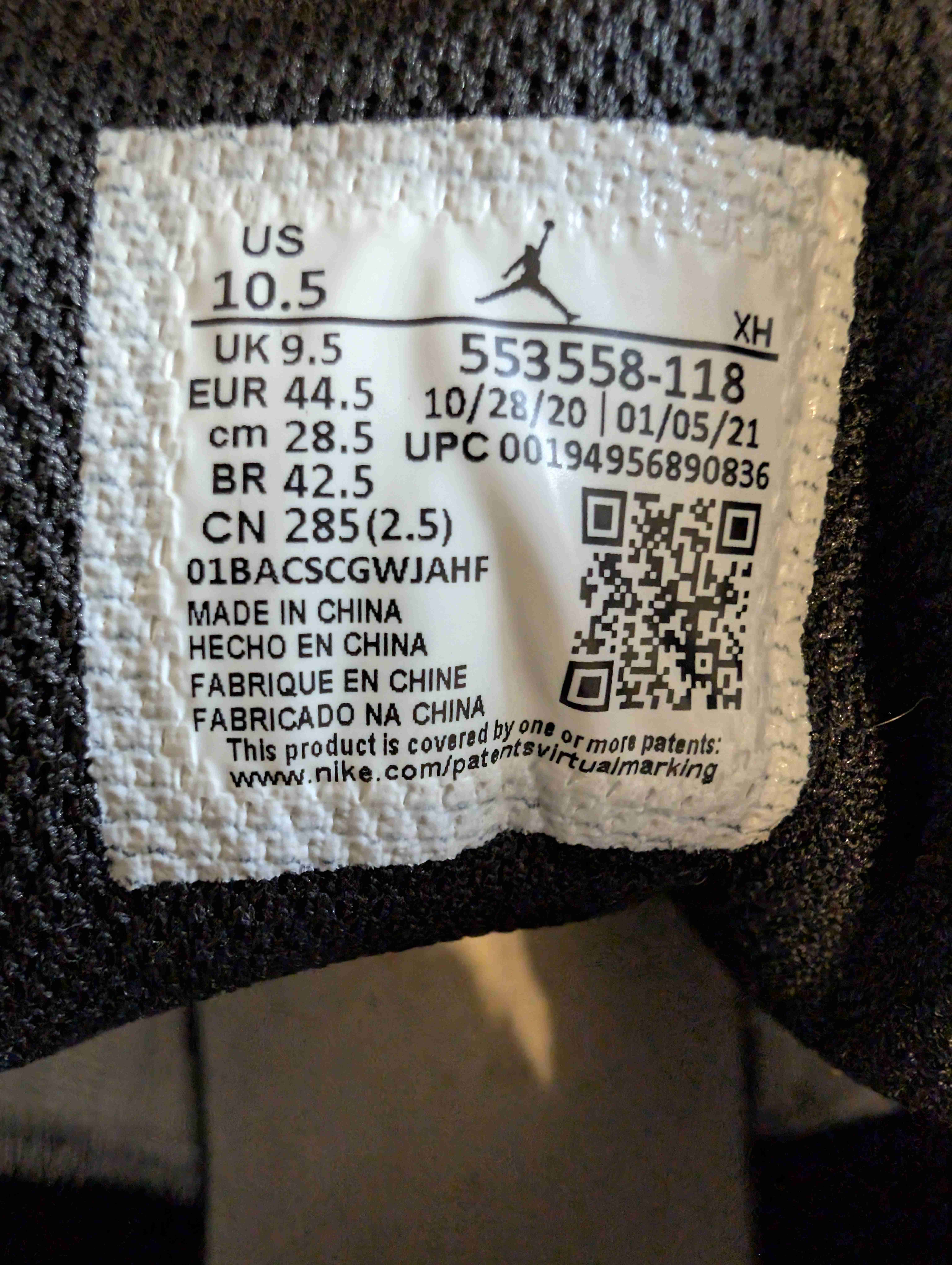 Zapatillas Nike Air Jordan 1 Low White University - miniatura 5