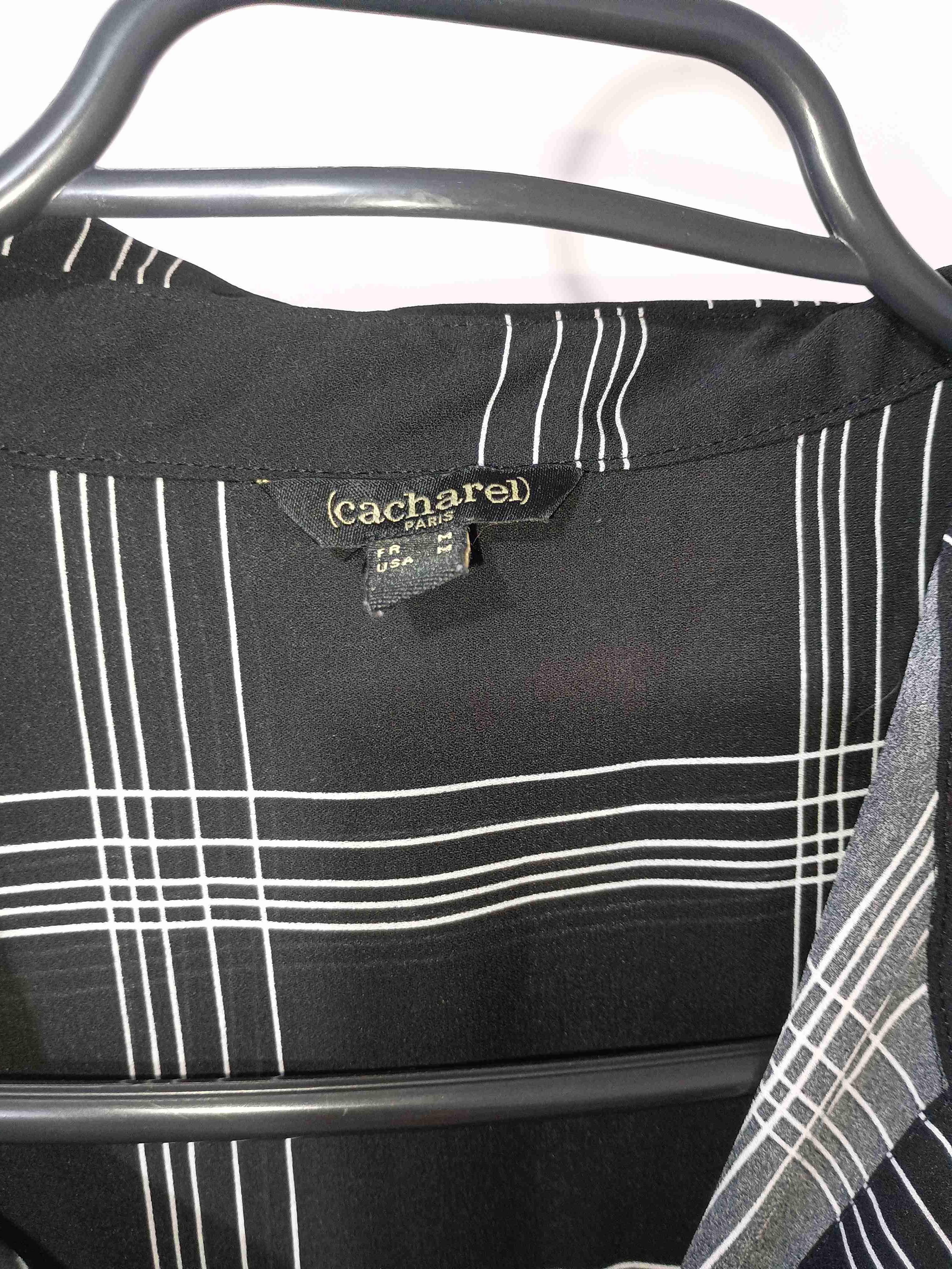 Blusa negra a cuadros - miniatura 2