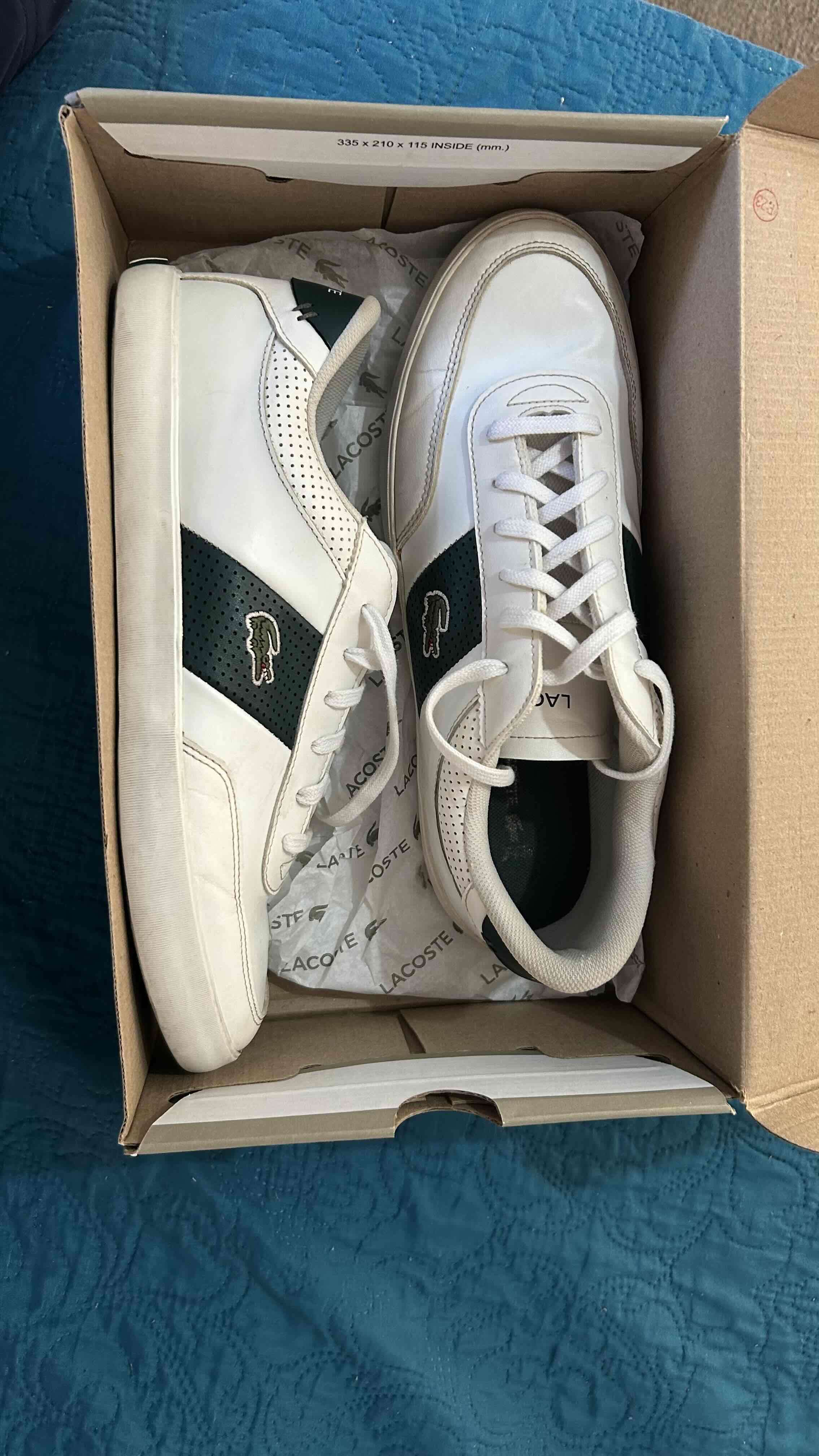 Zapatillas hombre Lacoste blancas - miniatura 3