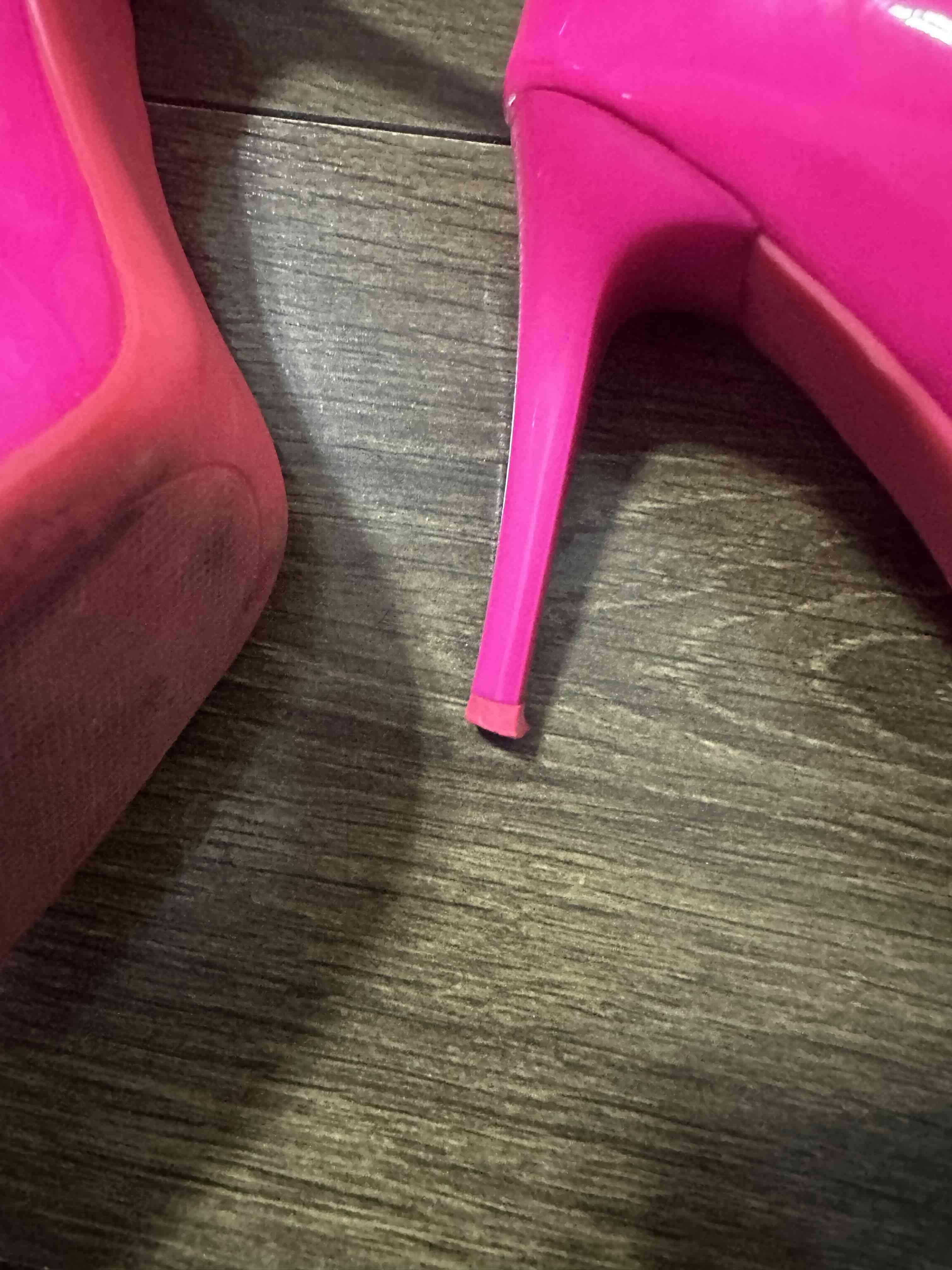 Zapatos tacos altos fucsia - miniatura 2