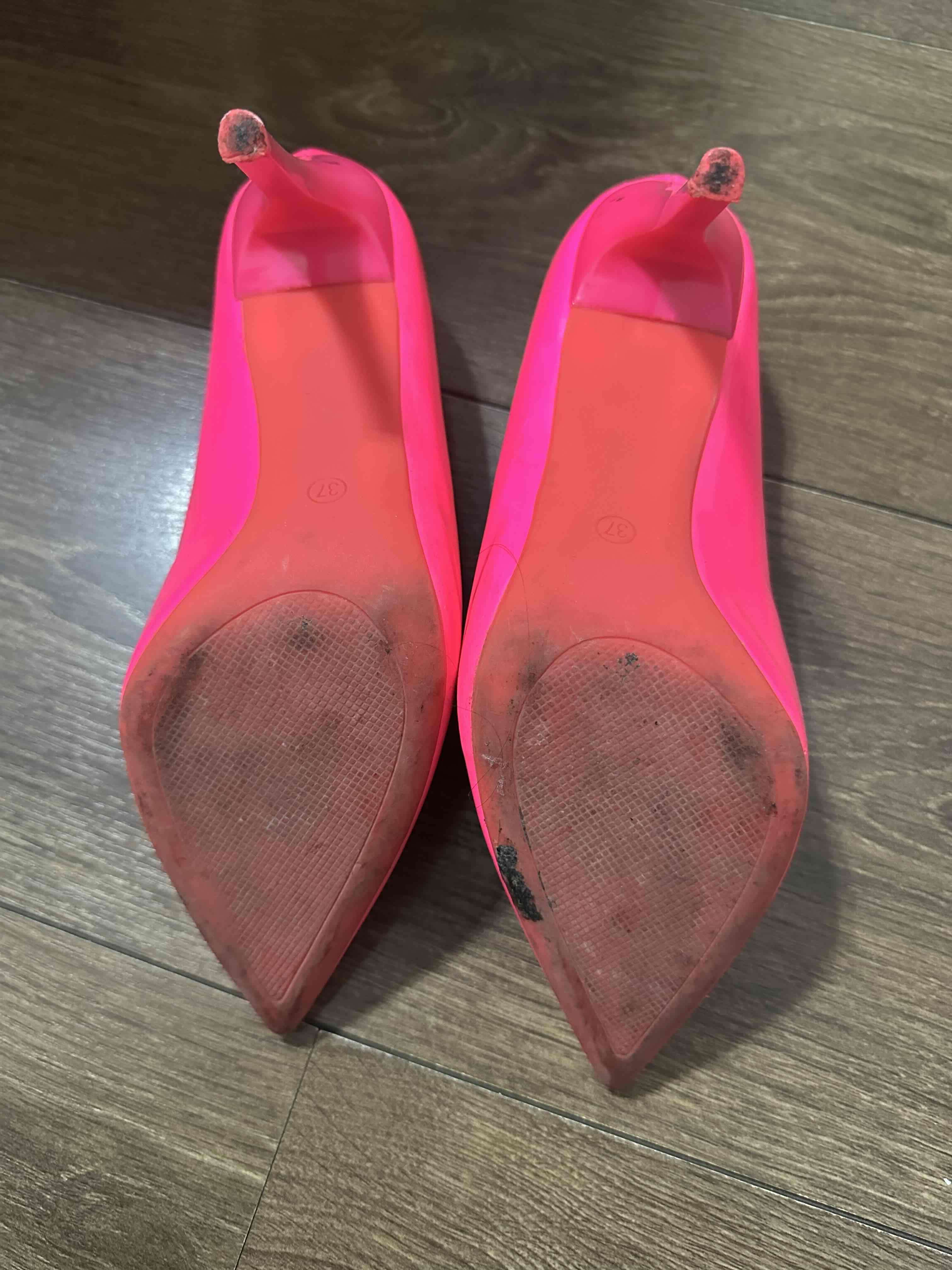 Zapatos tacos altos fucsia - miniatura 3