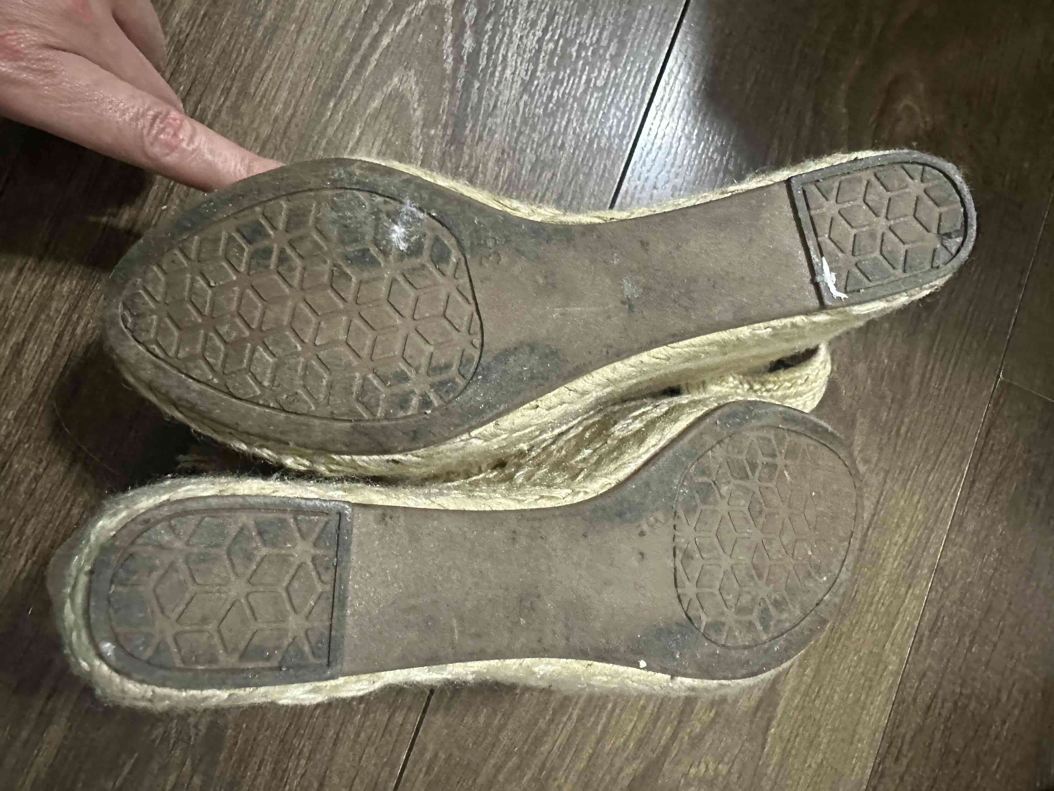 Sandalias de cuña de rafia - 2