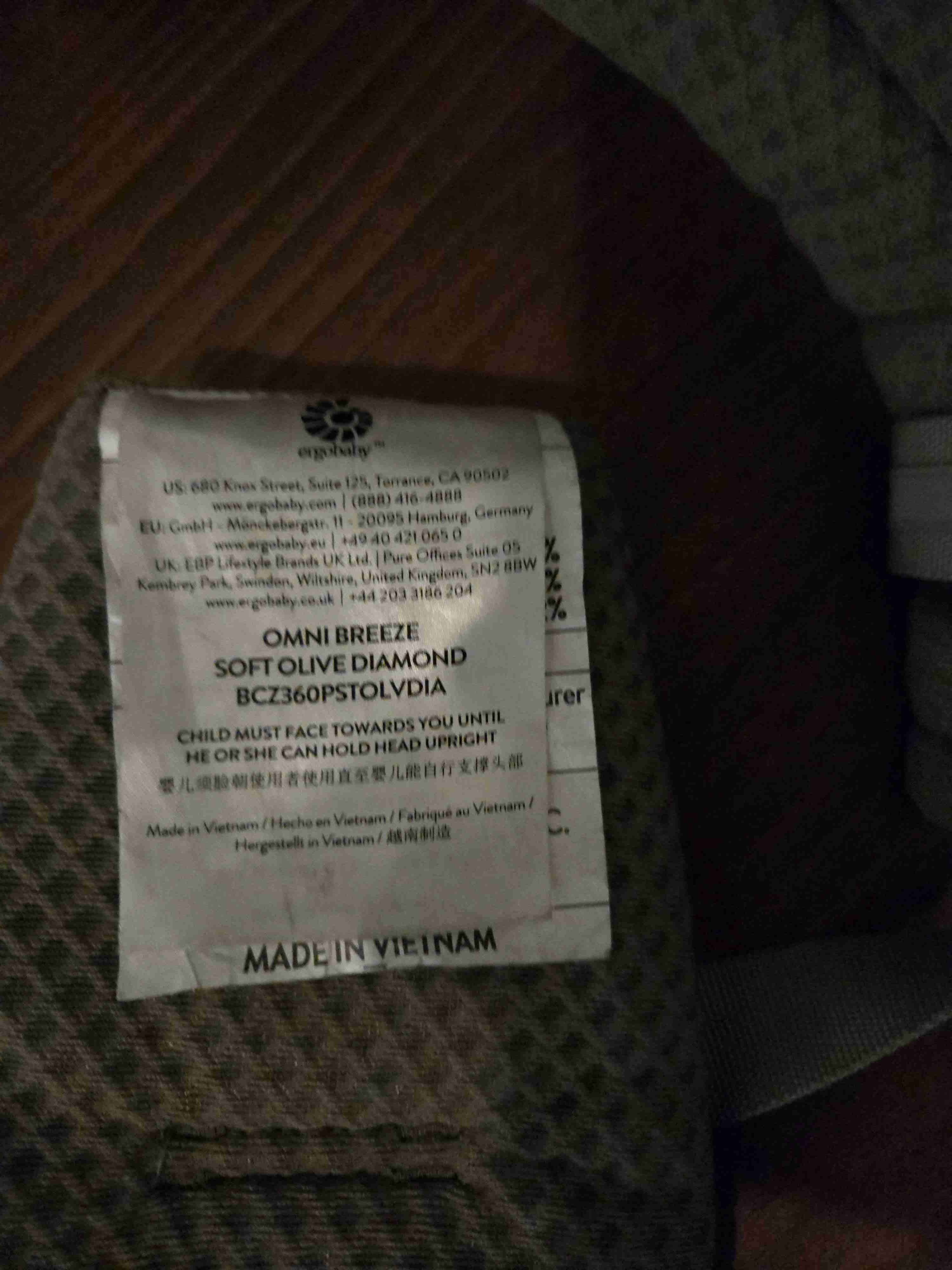 Portabebés ergonómico beige - 2