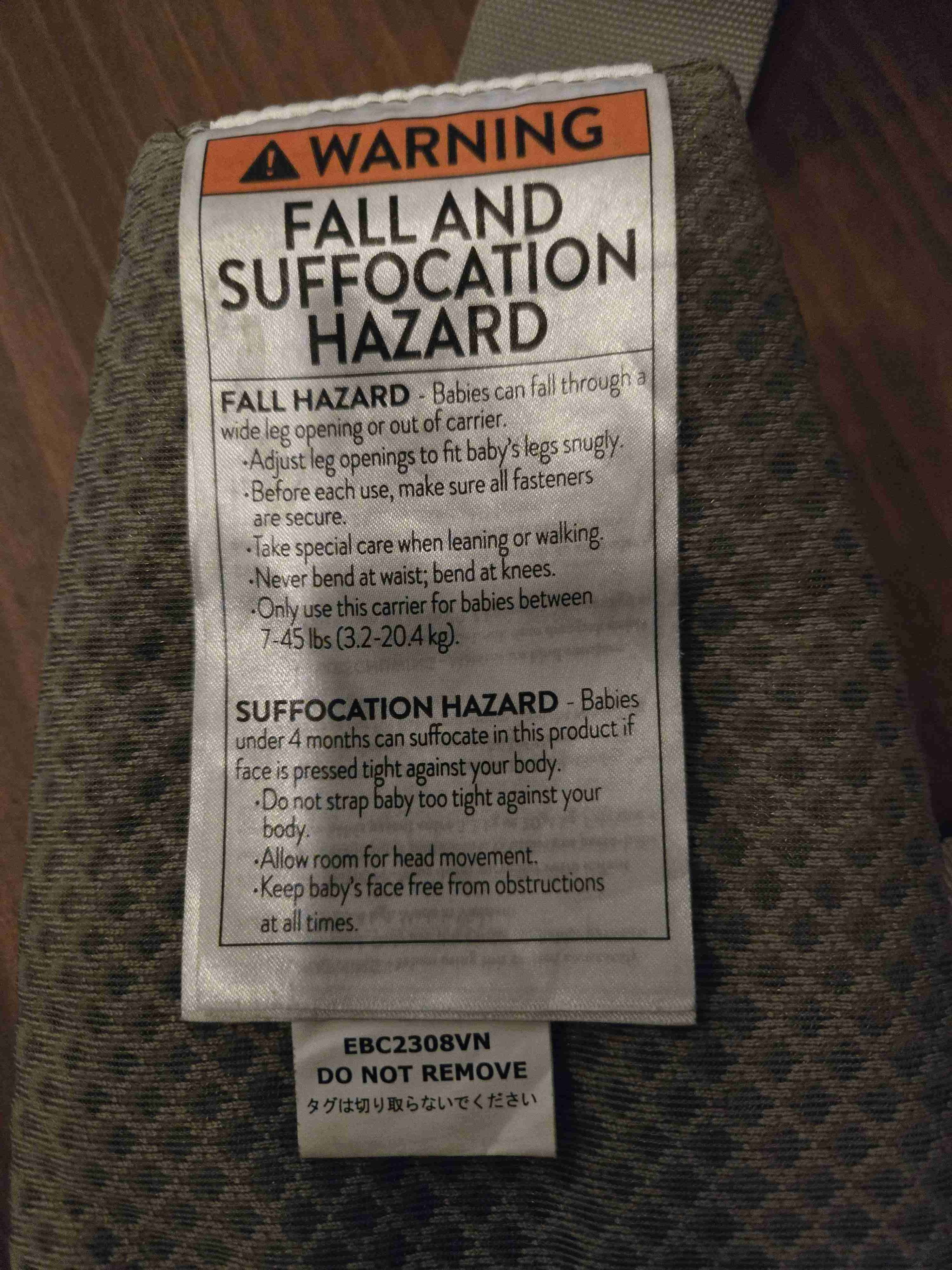 Portabebés ergonómico beige - 3