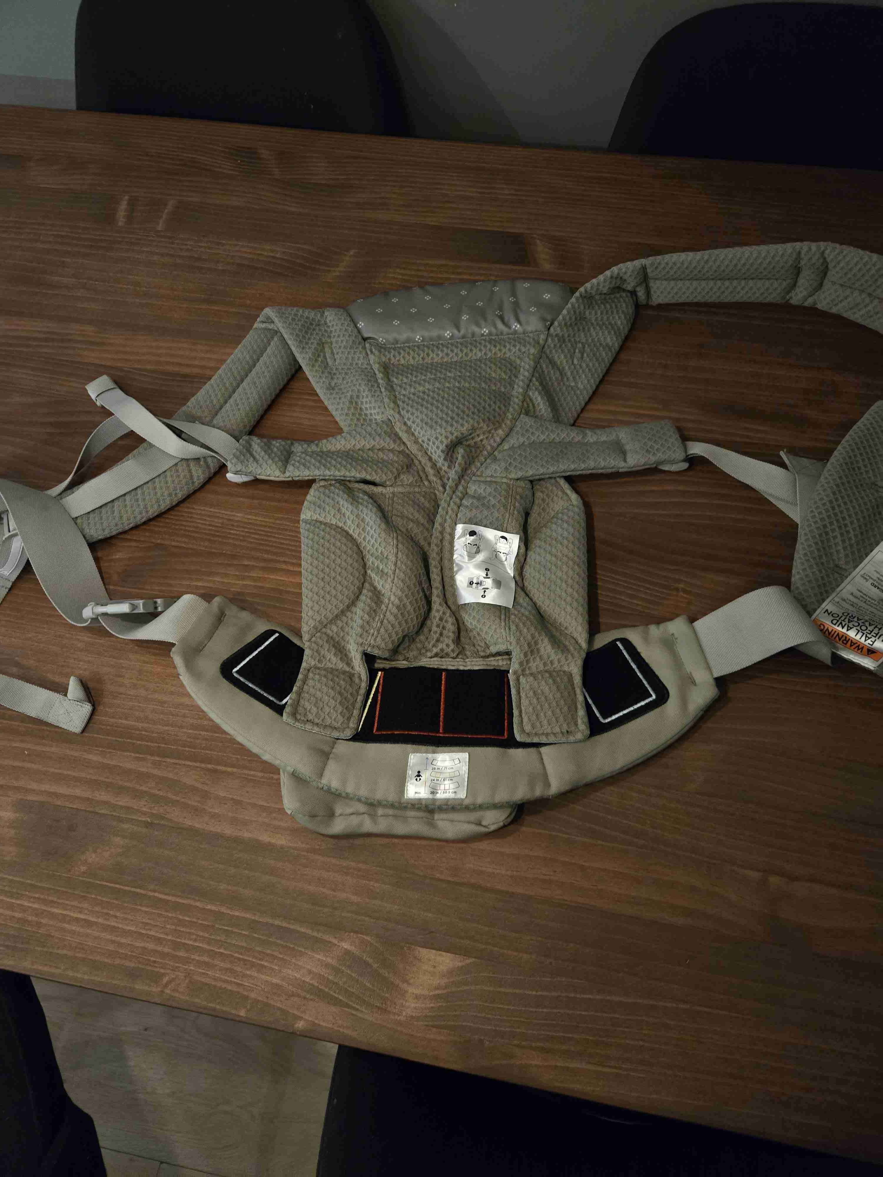 Portabebés ergonómico beige - 6