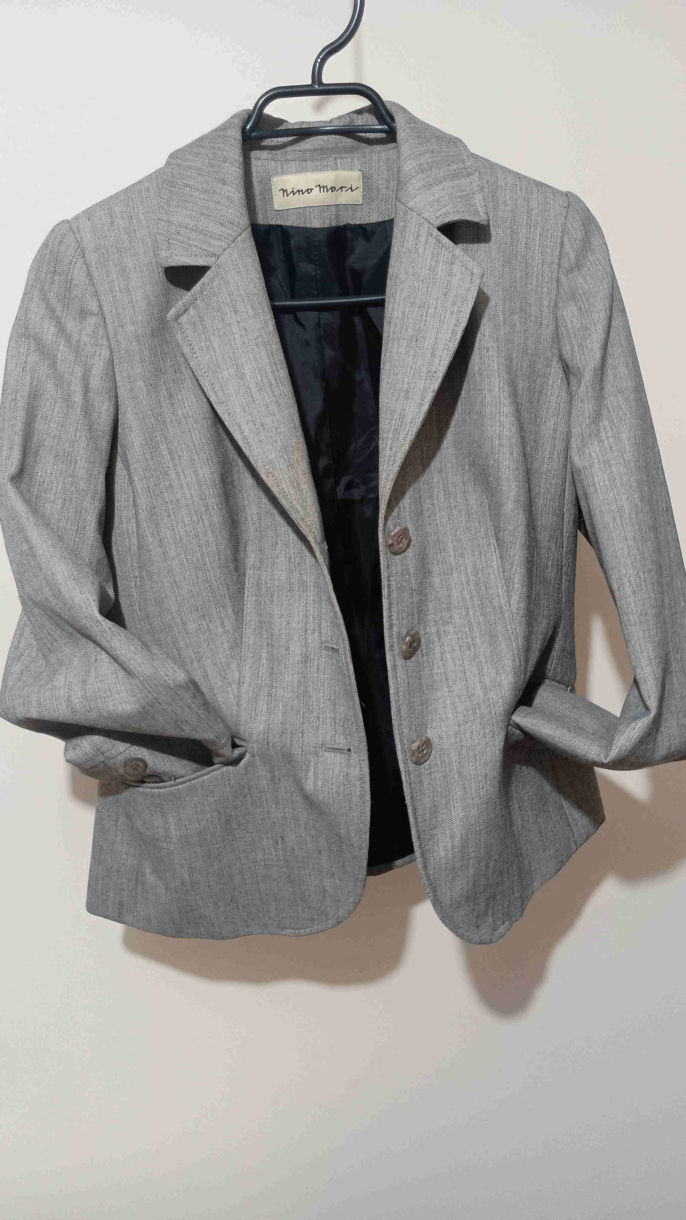 Blazer gris elegante - miniatura 2
