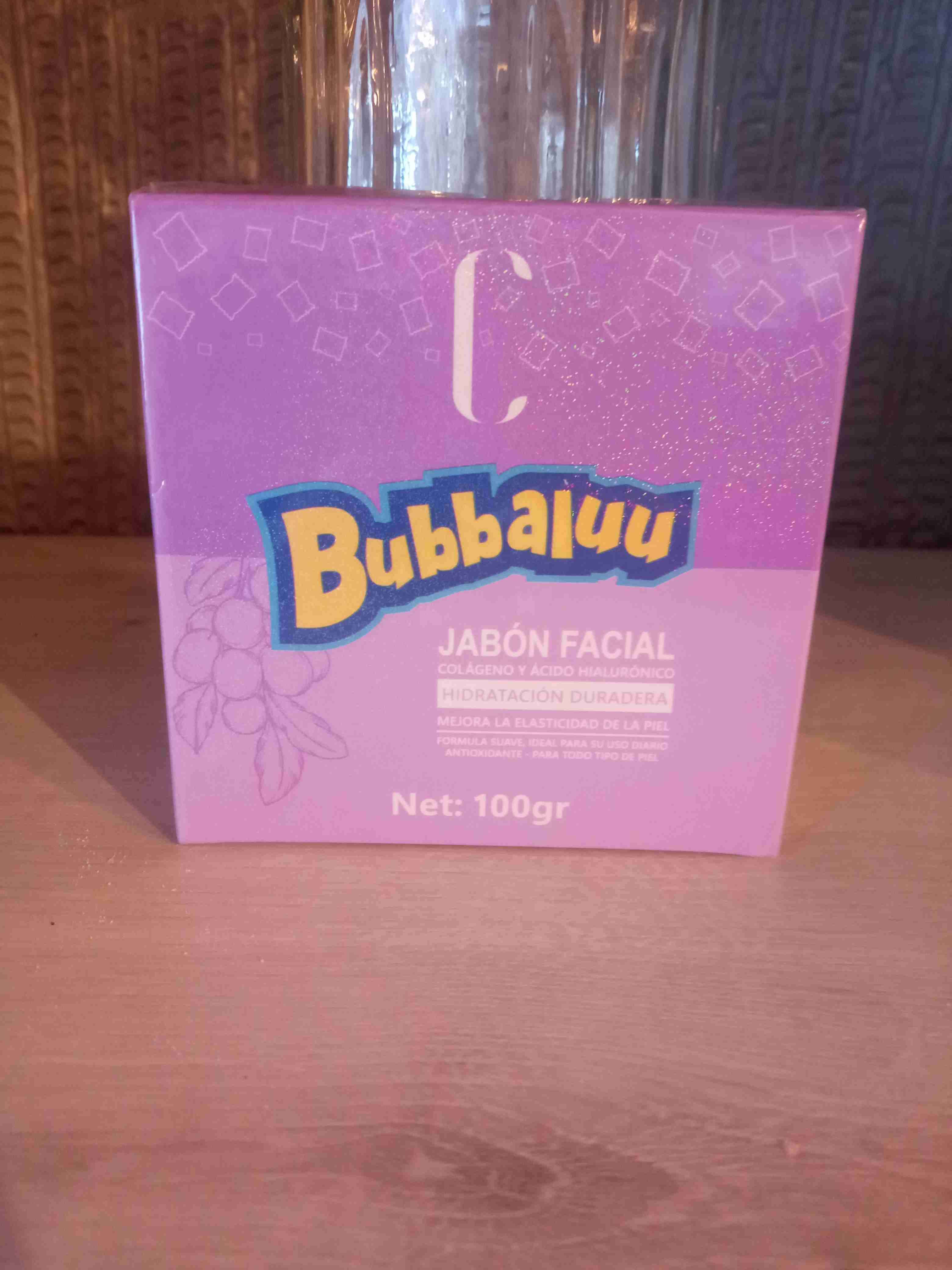 Jabón facial Bubbaluu 100g