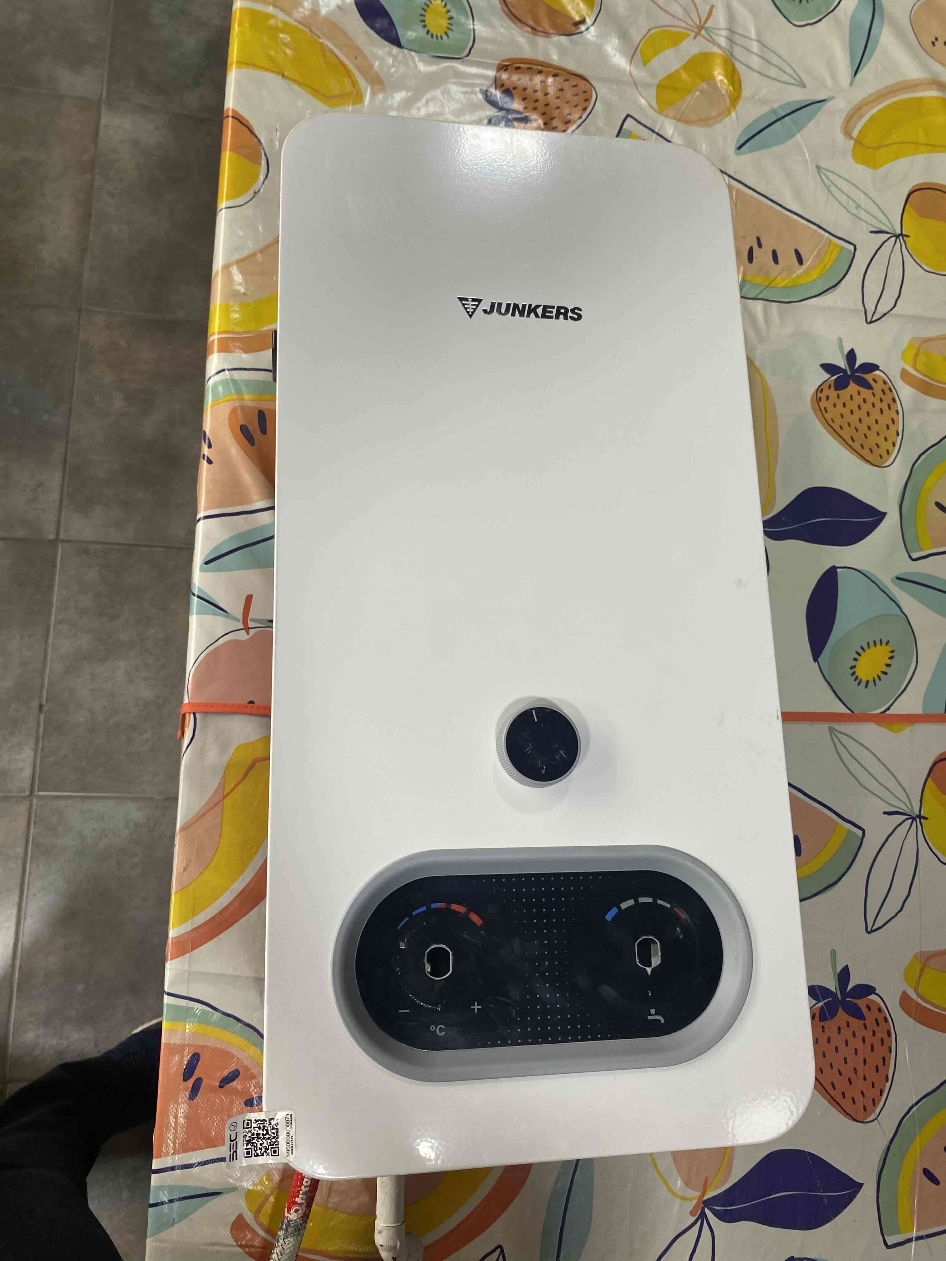 Calefón gas natural Junkers blanco - miniatura 1