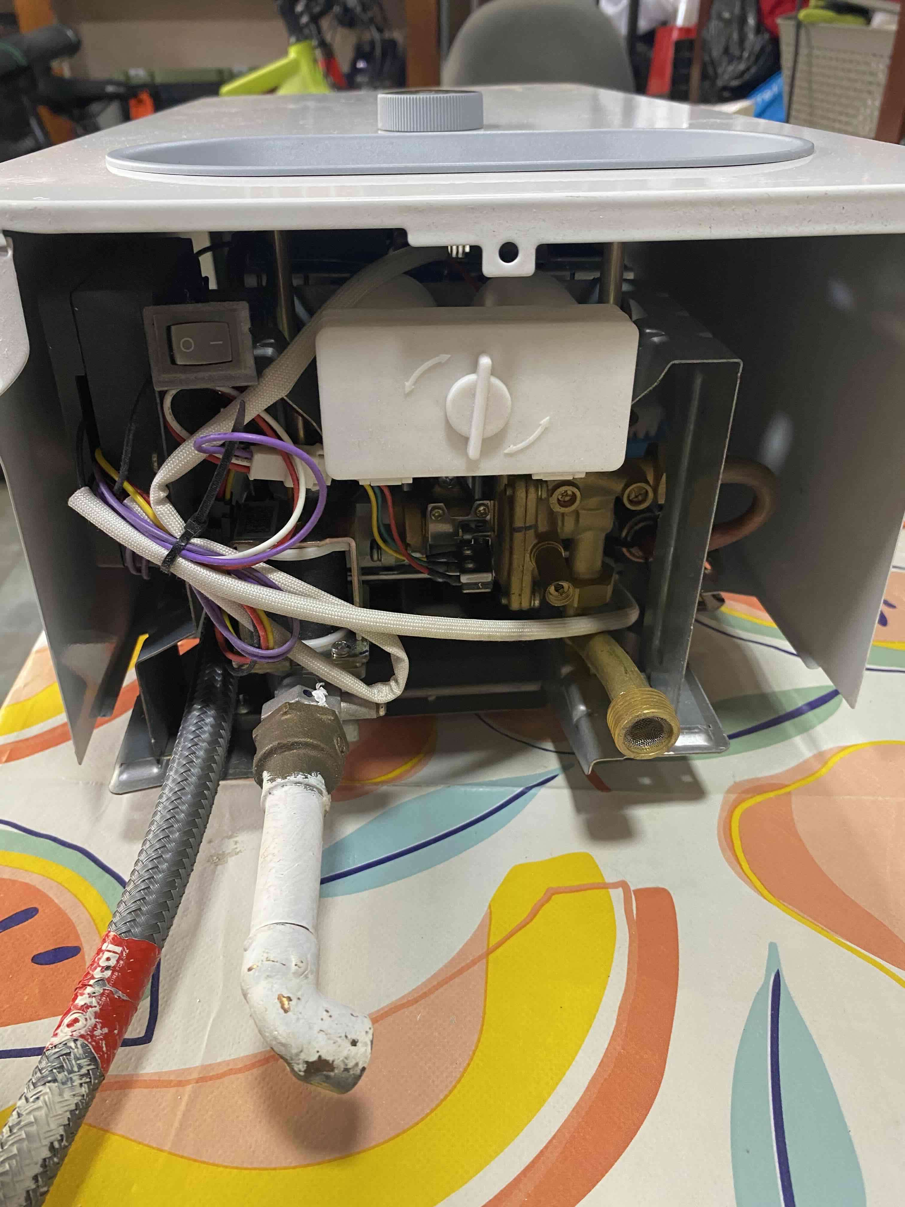 Calefón gas natural Junkers blanco - miniatura 5