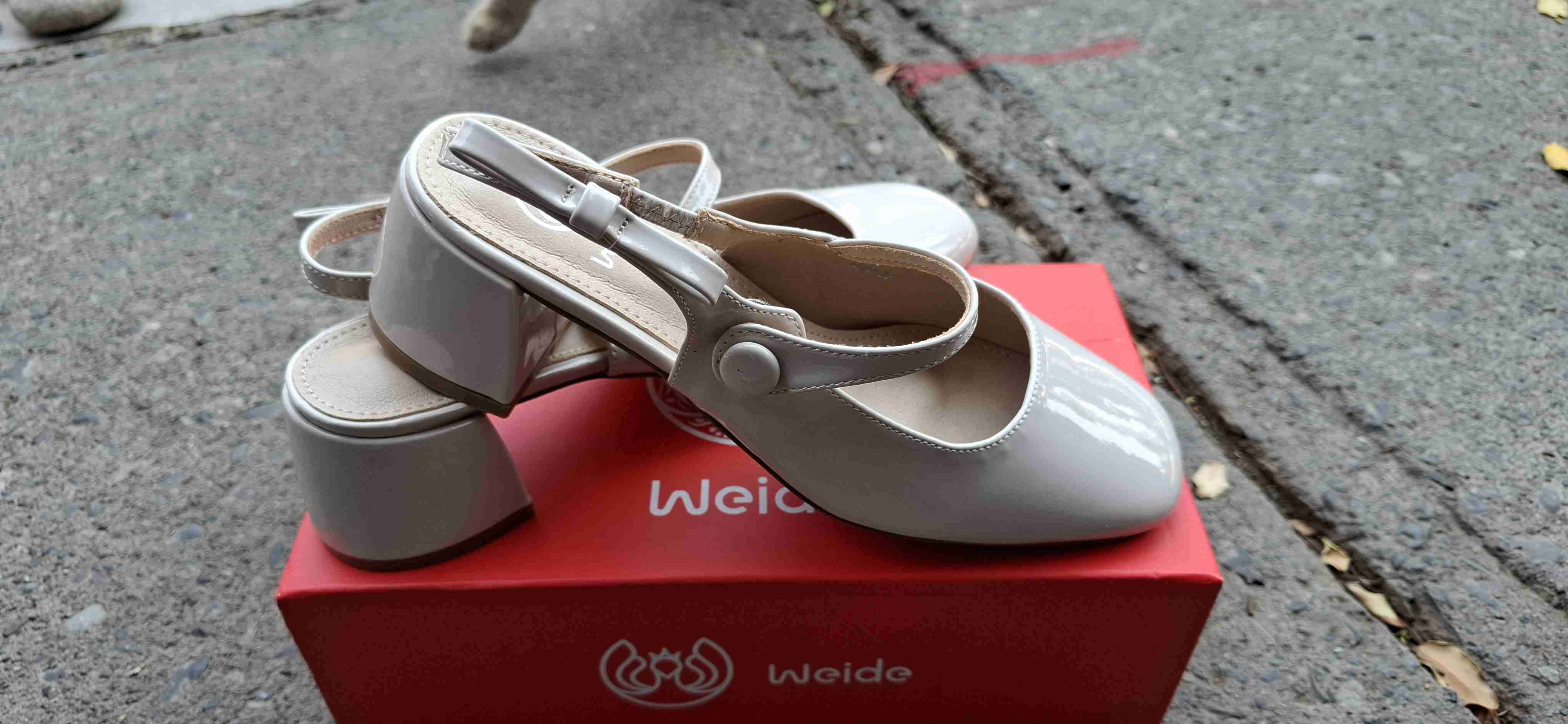 Zapatos Beige Weide - miniatura 2