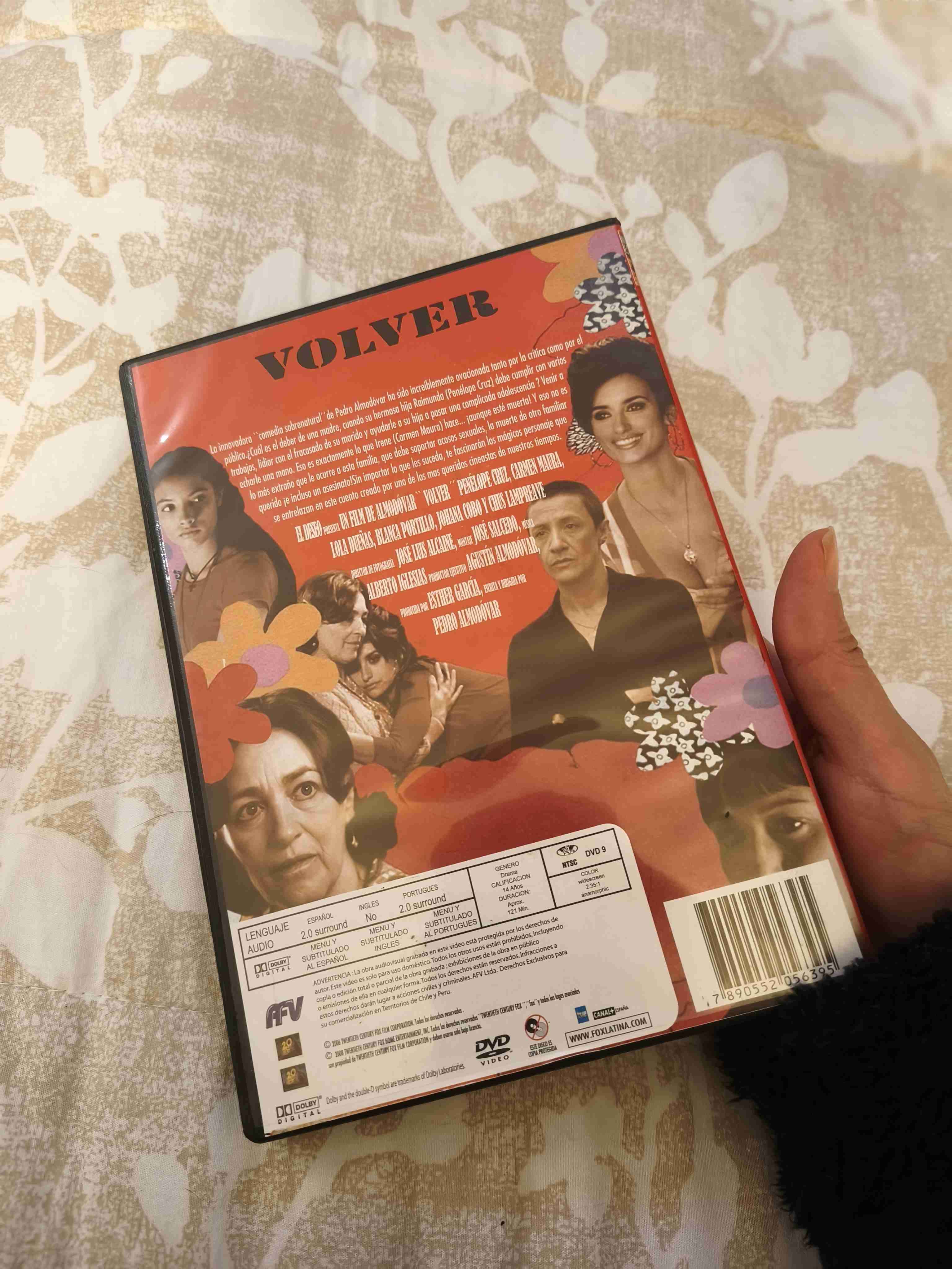 DVD película Volver - Almodóvar - 2