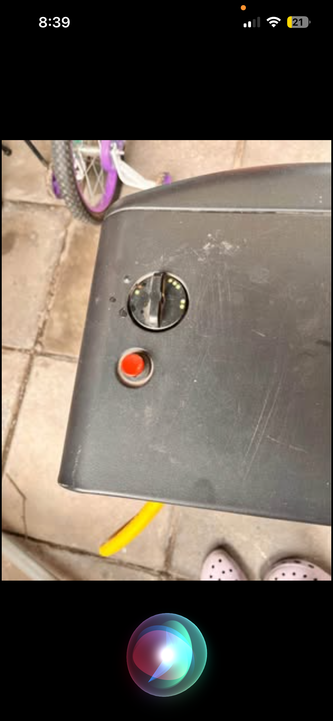 Estufa a gas con ruedas - miniatura 3