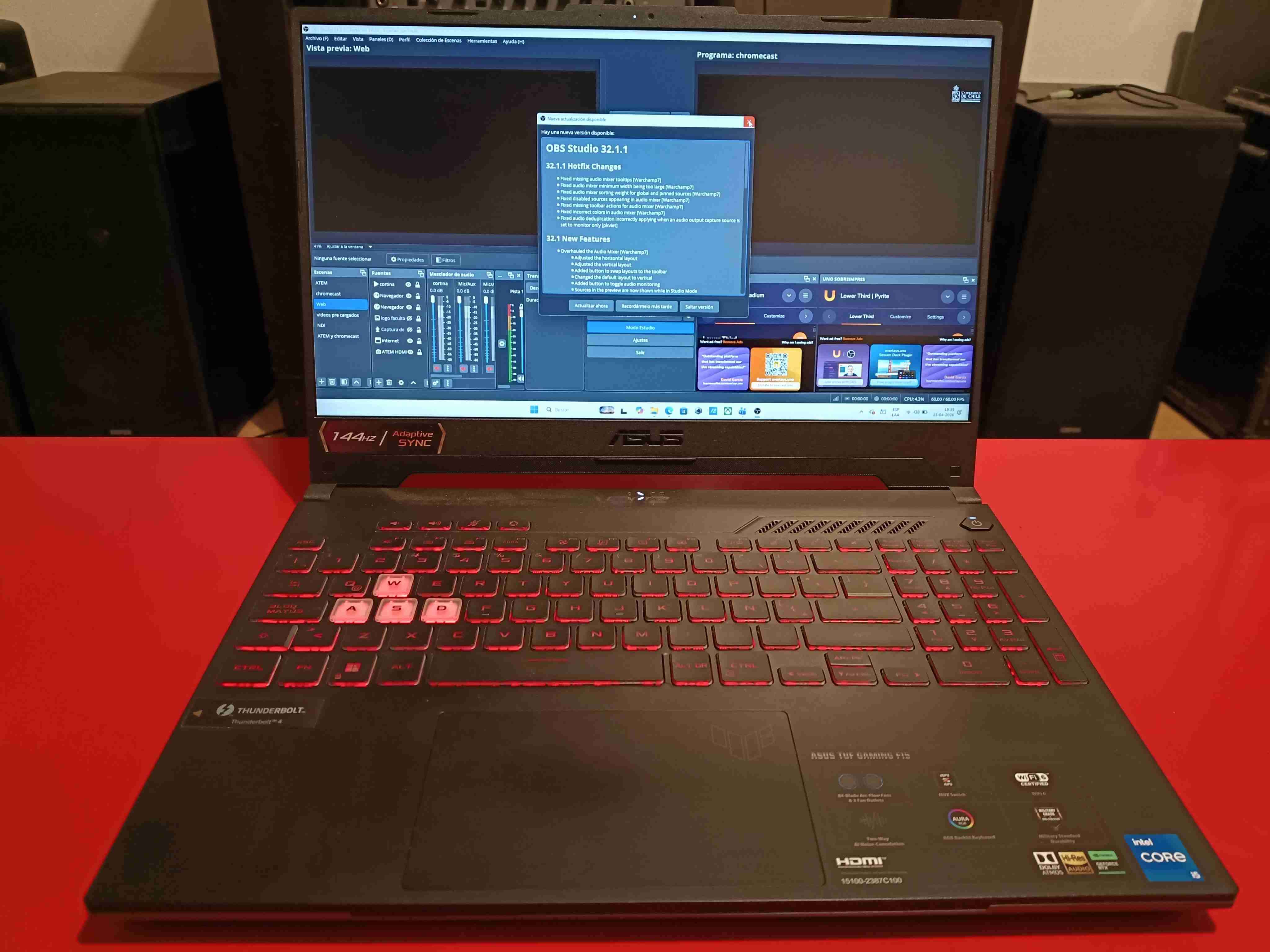 Laptop ASUS TUF Gaming F15 - miniatura 1